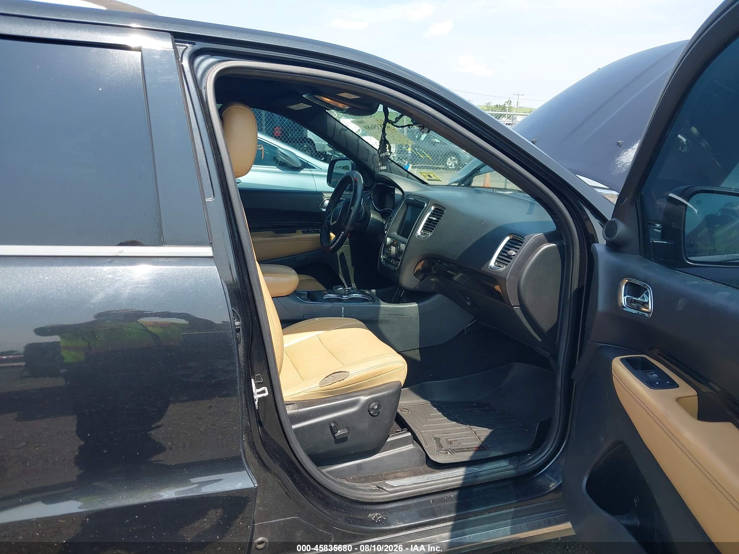 2014 Dodge Durango Citadel Black vin: 1C4RDHEG5EC344171