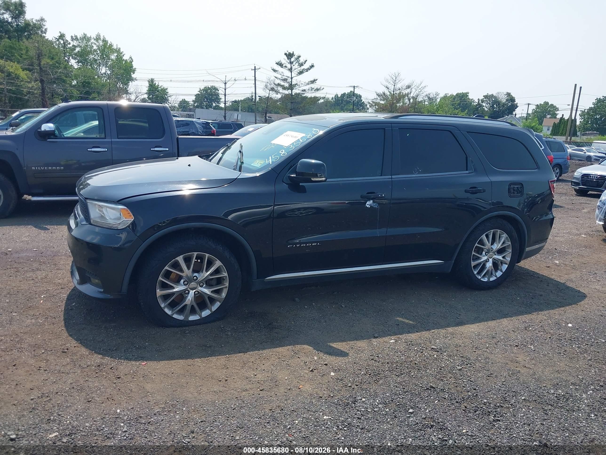 2014 Dodge Durango Citadel Black vin: 1C4RDHEG5EC344171