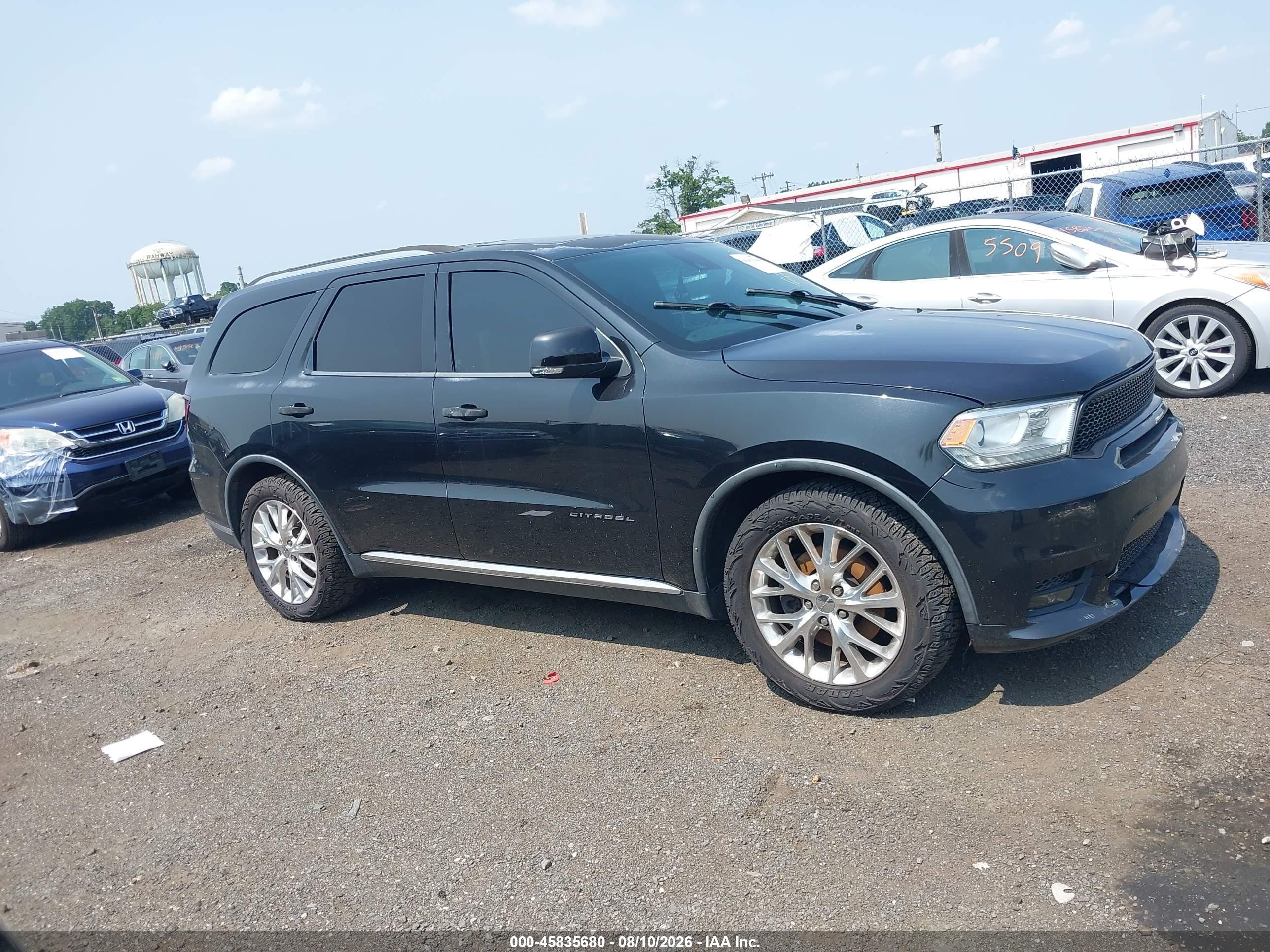 2014 Dodge Durango Citadel Black vin: 1C4RDHEG5EC344171