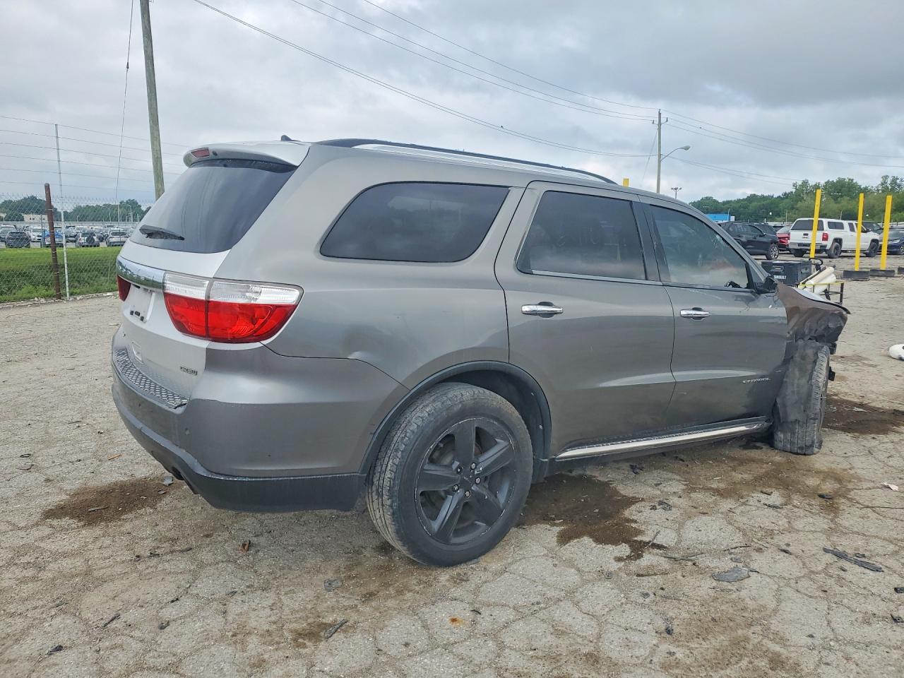 2012 Dodge Durango Citadel Gray vin: 1C4RDHEG6CC271096