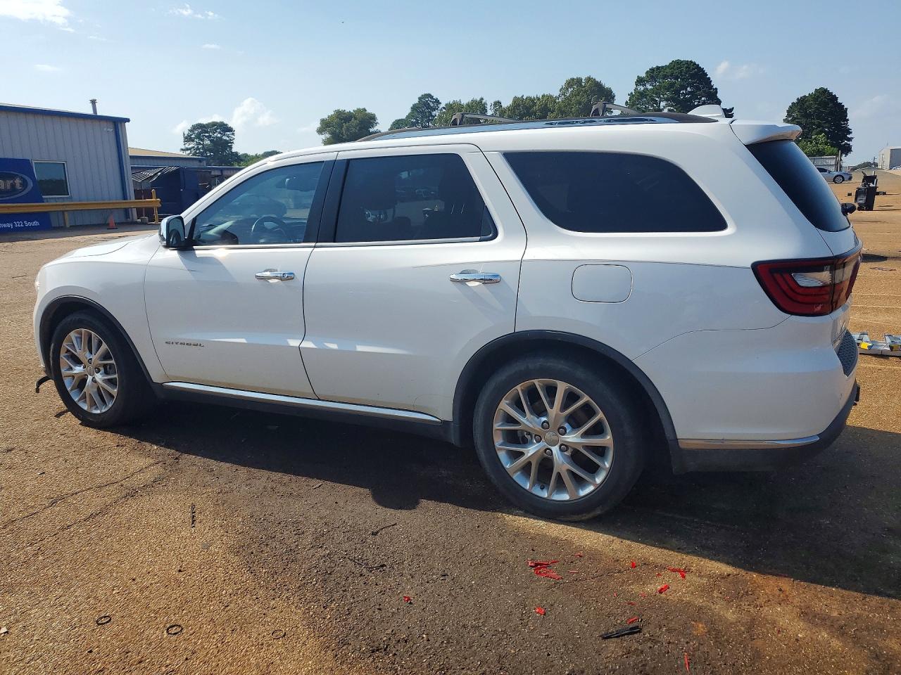 2014 Dodge Durango Citadel White vin: 1C4RDHEG7EC591014