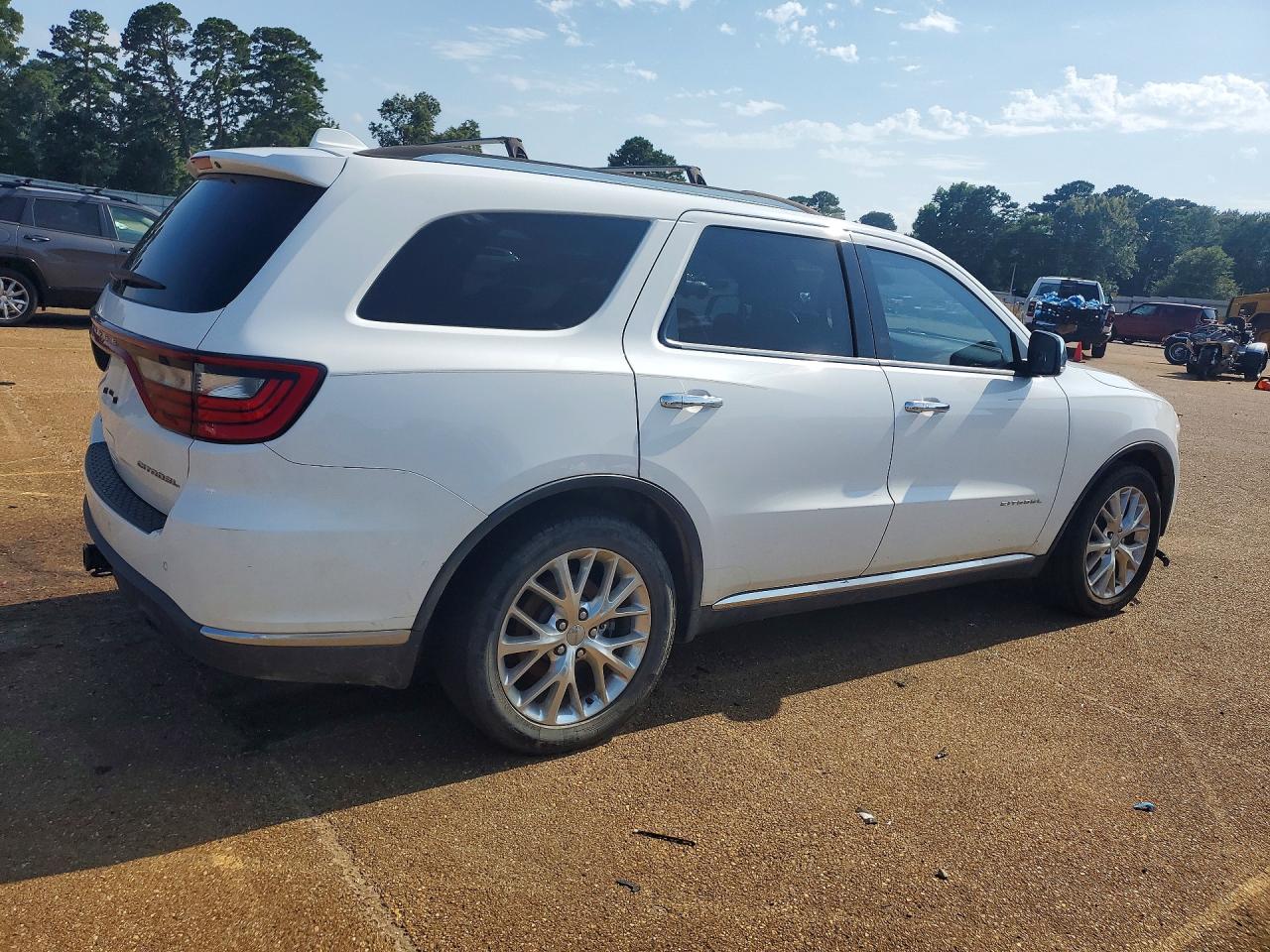 2014 Dodge Durango Citadel White vin: 1C4RDHEG7EC591014