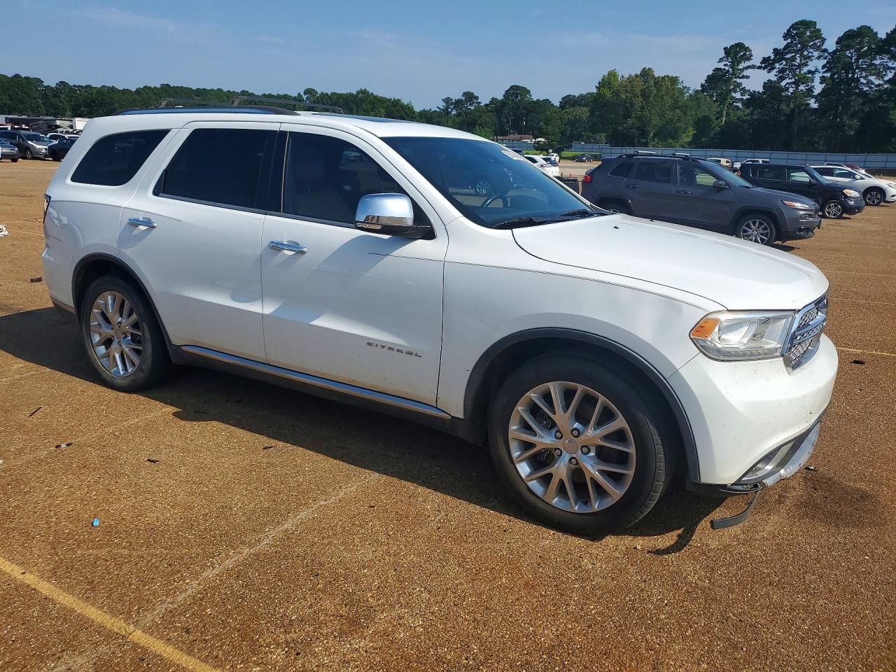 2014 Dodge Durango Citadel White vin: 1C4RDHEG7EC591014