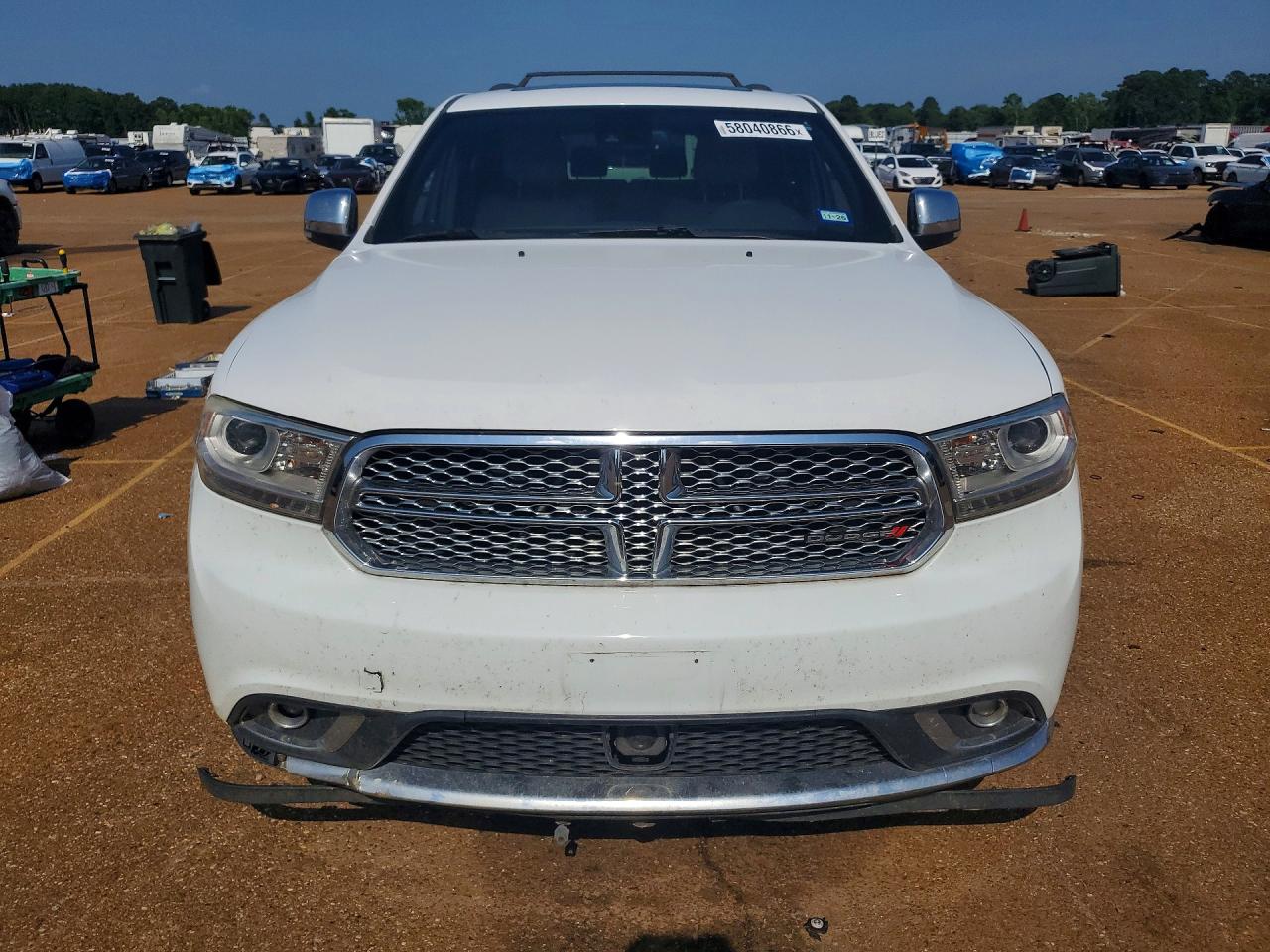 2014 Dodge Durango Citadel White vin: 1C4RDHEG7EC591014