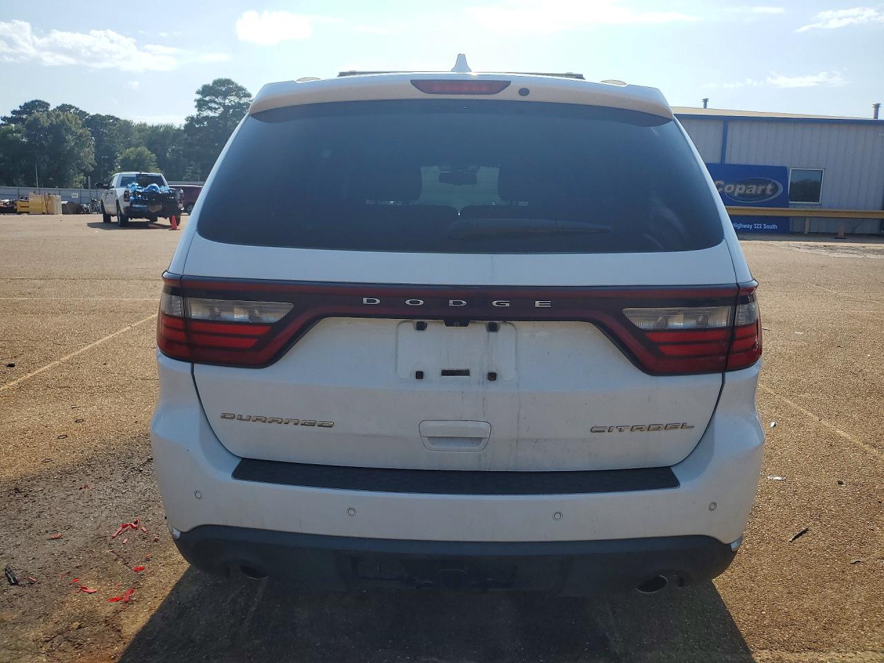 2014 Dodge Durango Citadel White vin: 1C4RDHEG7EC591014