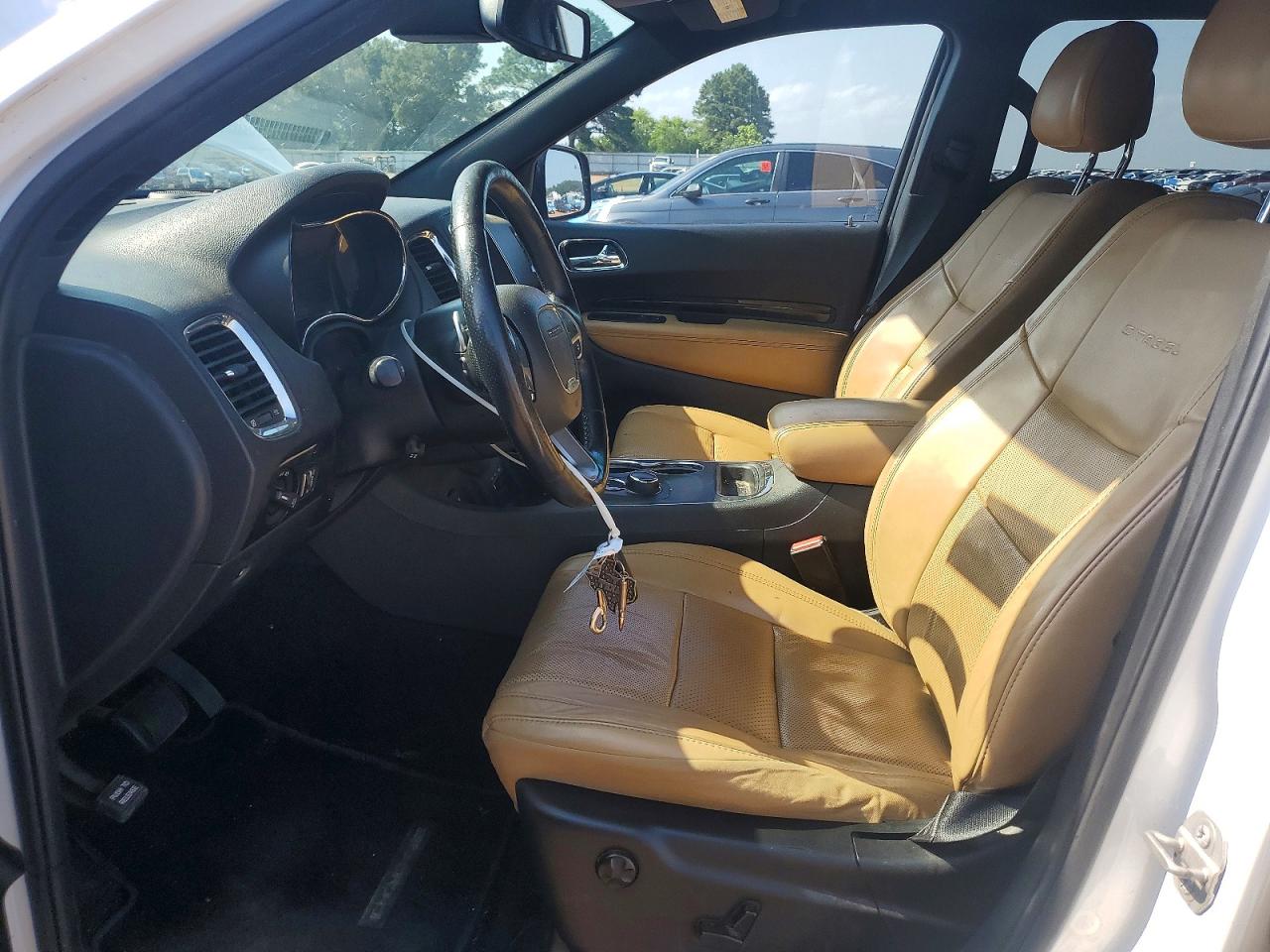 2014 Dodge Durango Citadel White vin: 1C4RDHEG7EC591014