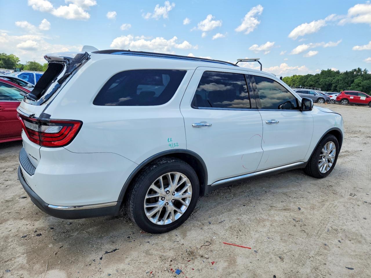 2015 Dodge Durango Citadel White vin: 1C4RDHEG7FC119834