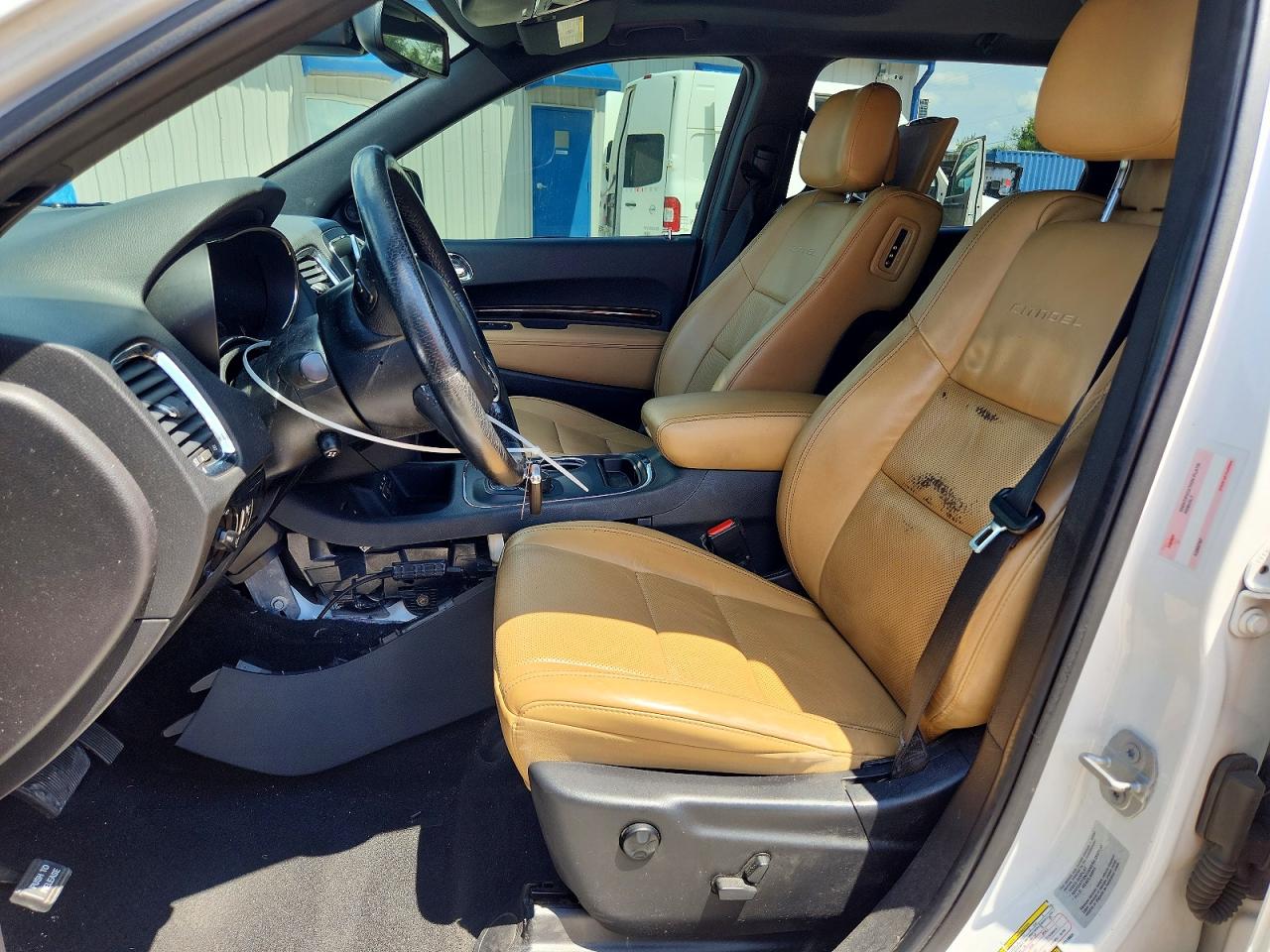 2015 Dodge Durango Citadel White vin: 1C4RDHEG7FC119834