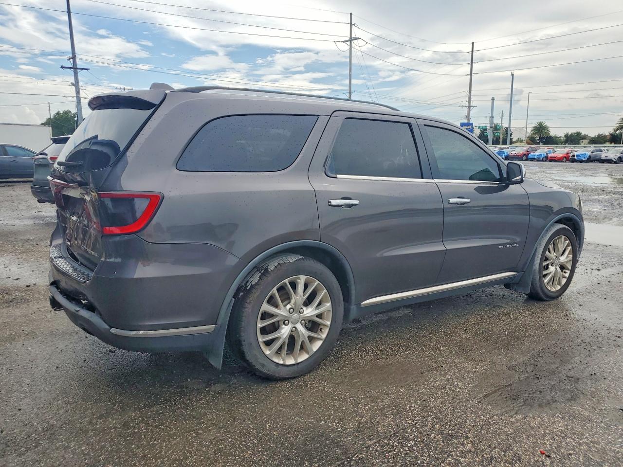 2015 Dodge Durango Citadel Gray vin: 1C4RDHEG7FC760241