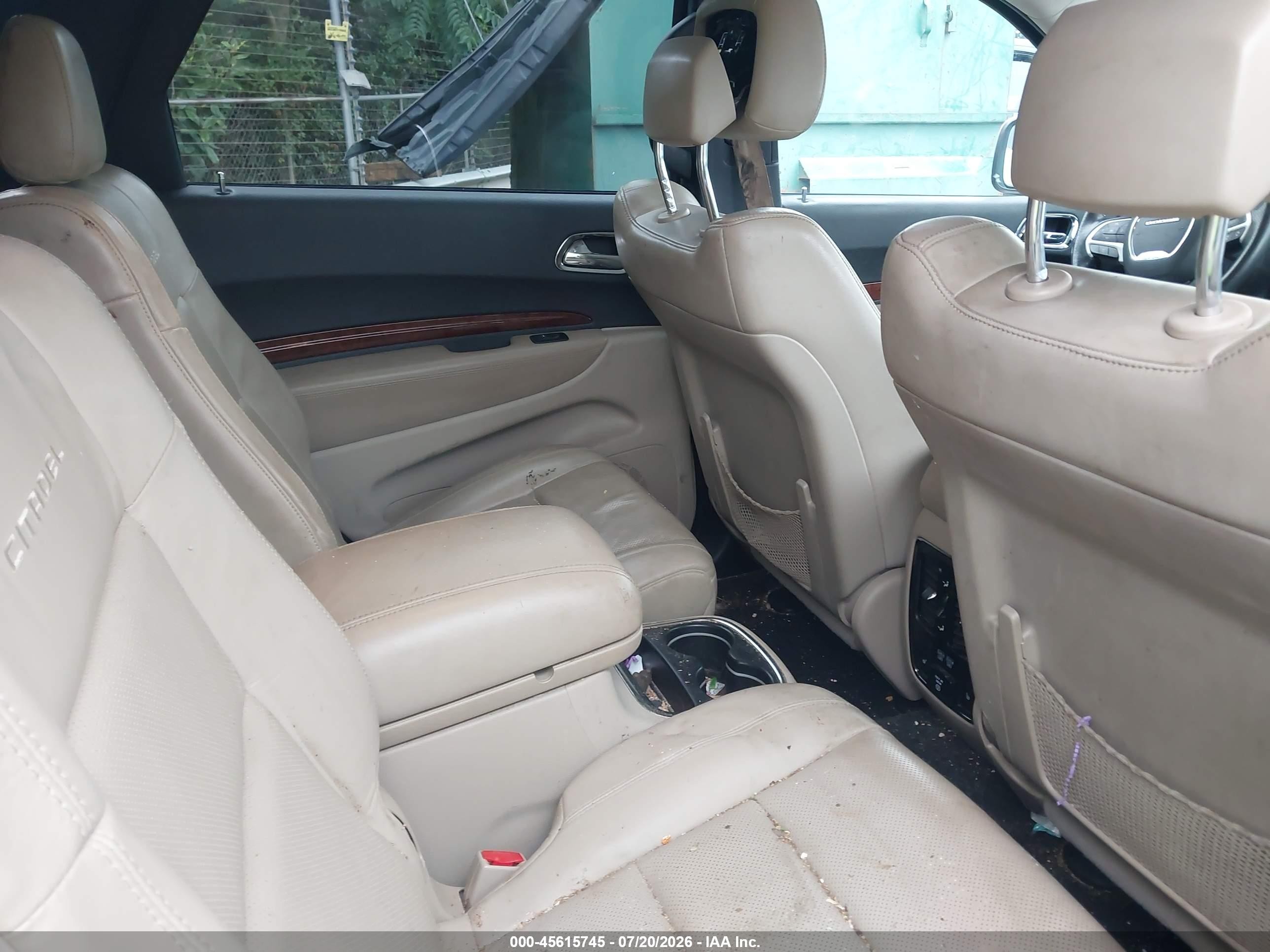 2015 Dodge Durango Citadel White vin: 1C4RDHEG7FC931232