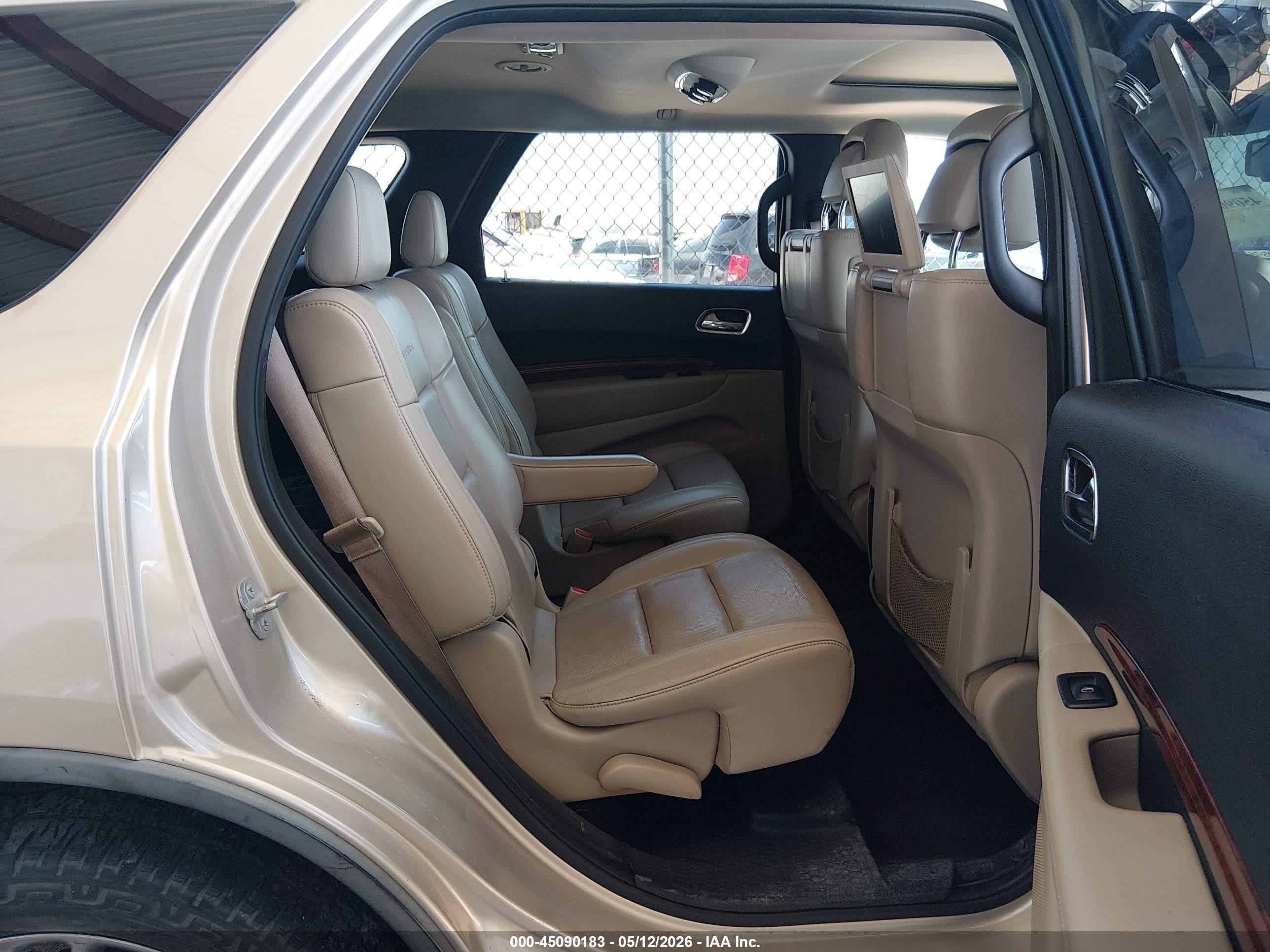 2014 Dodge Durango Citadel Beige vin: 1C4RDHEG8EC524292