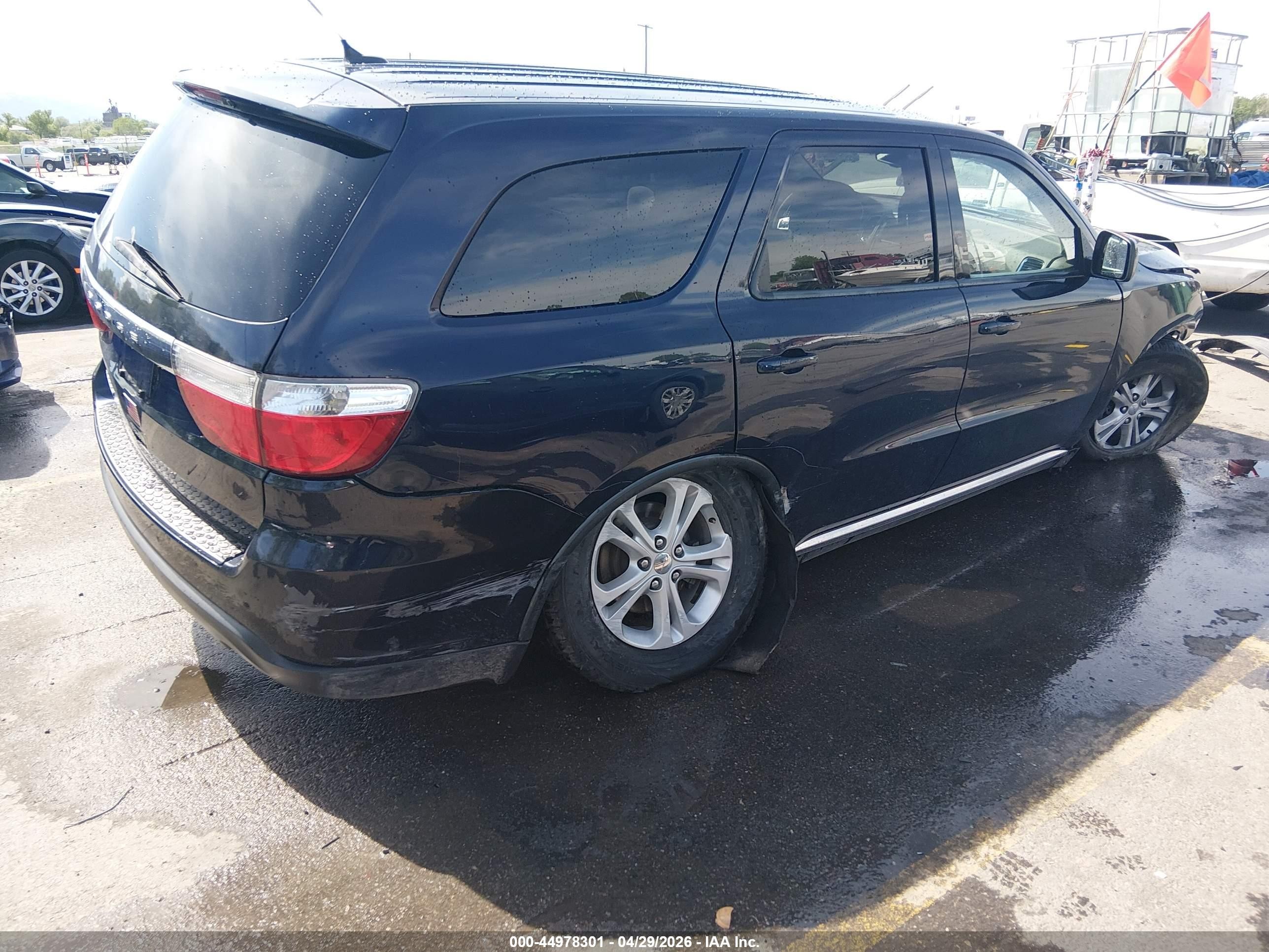 2012 Dodge Durango Sxt Blue vin: 1C4RDJAG0CC212834