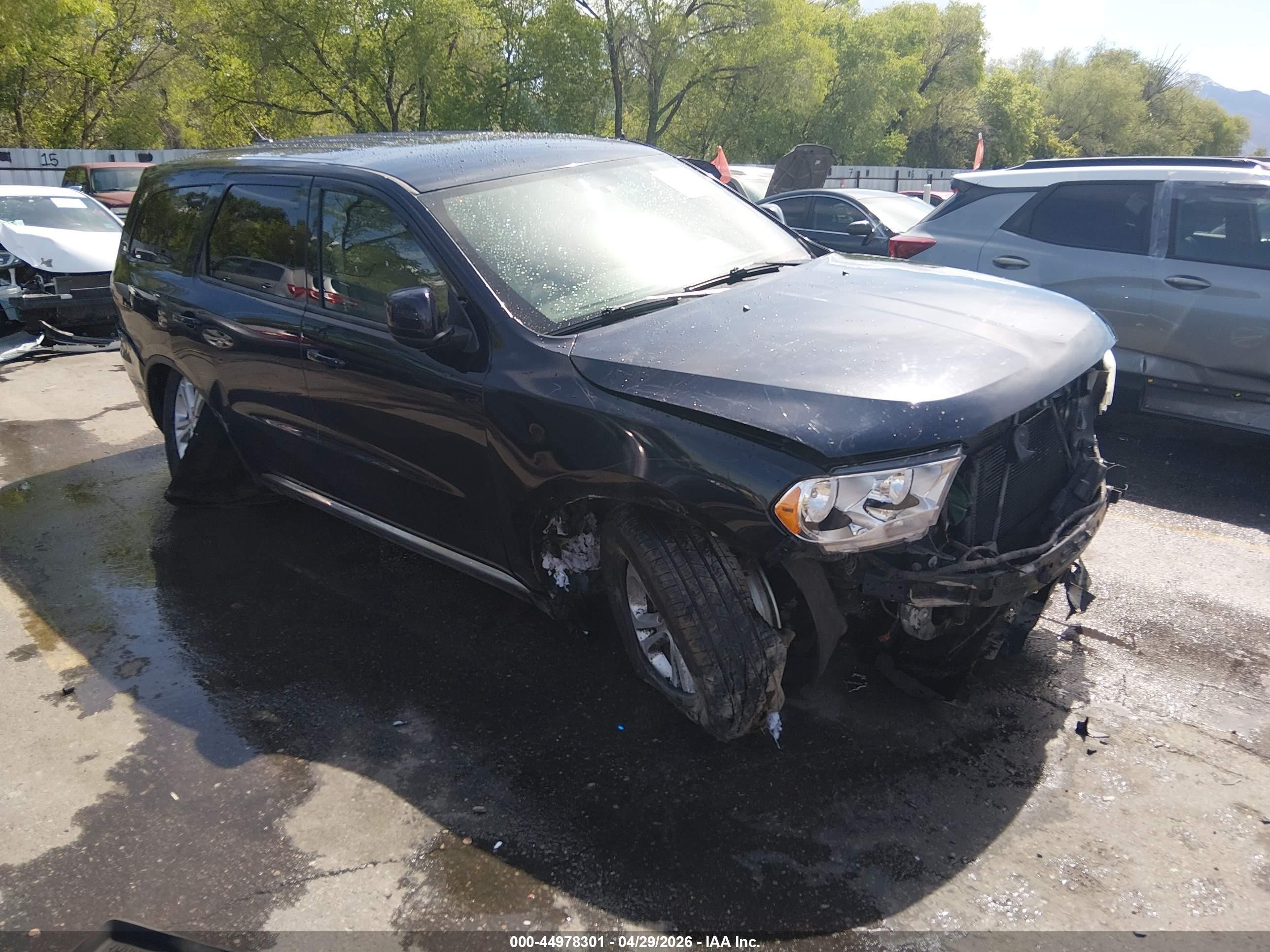 2012 Dodge Durango Sxt Blue vin: 1C4RDJAG0CC212834