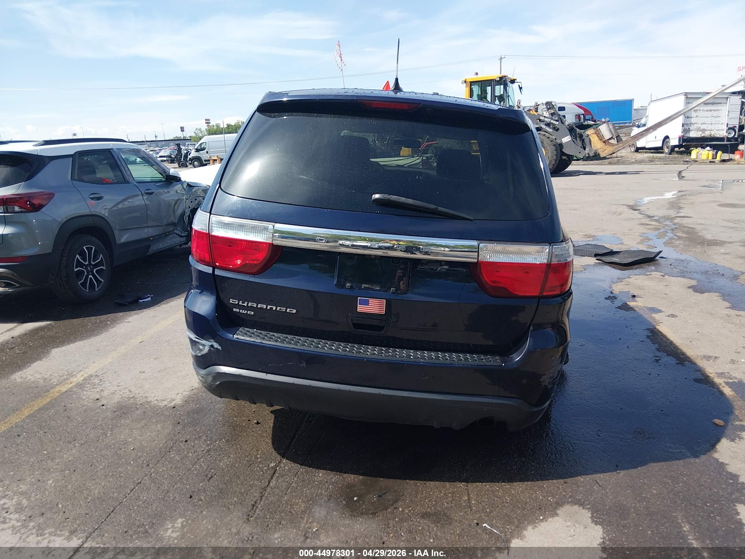 2012 Dodge Durango Sxt Blue vin: 1C4RDJAG0CC212834