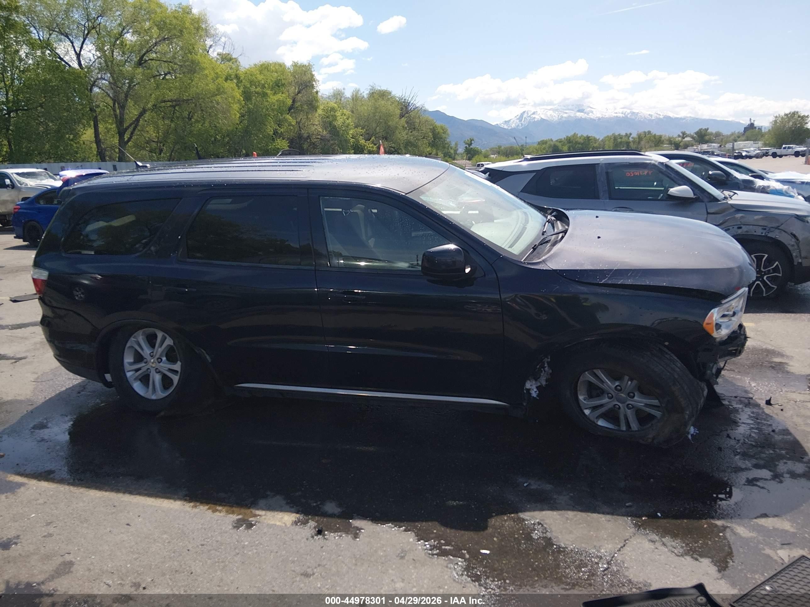 2012 Dodge Durango Sxt Blue vin: 1C4RDJAG0CC212834