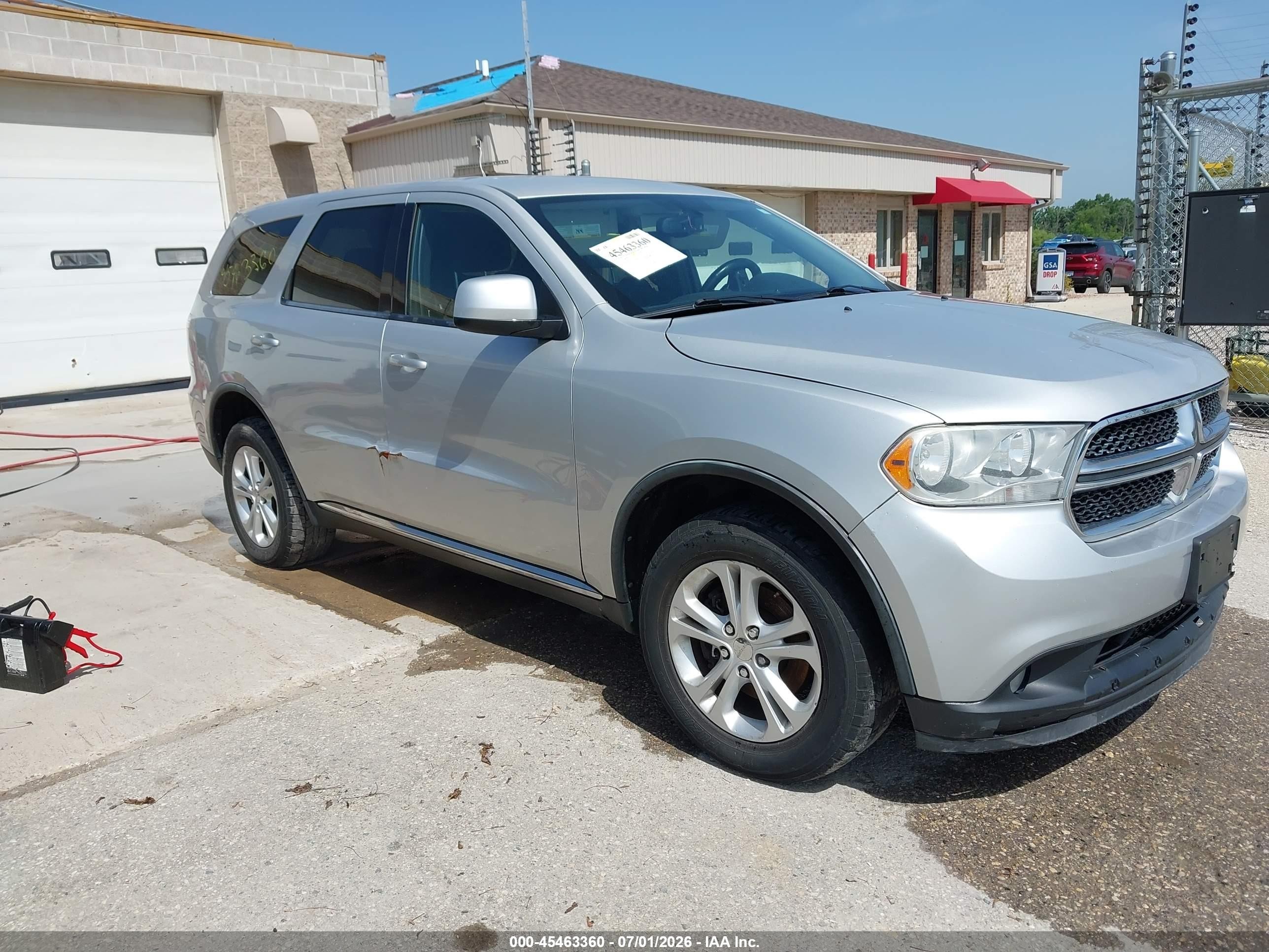 2012 Dodge Durango Sxt Silver vin: 1C4RDJAG0CC213126