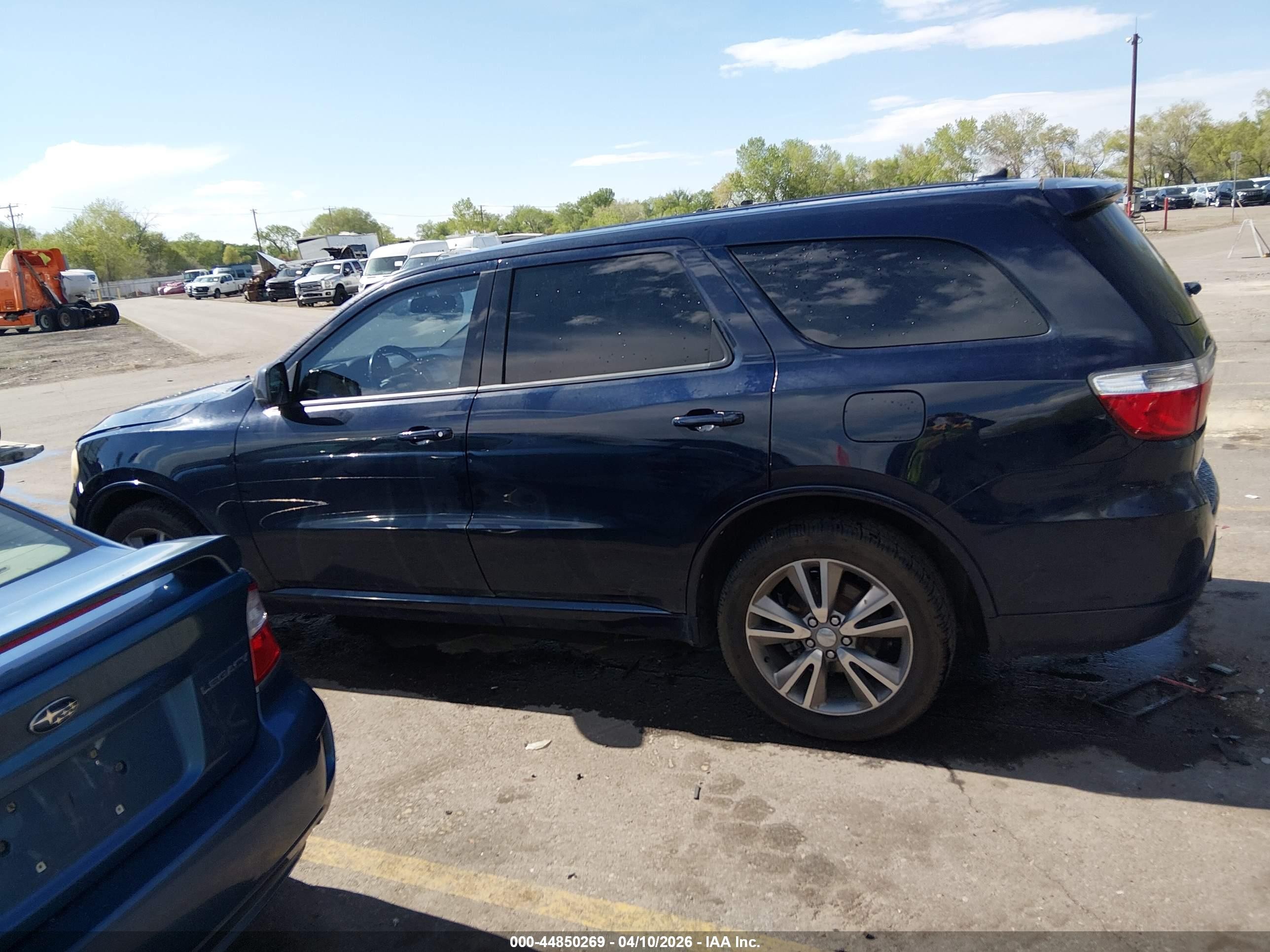 2013 Dodge Durango Sxt Blue vin: 1C4RDJAG0DC629033