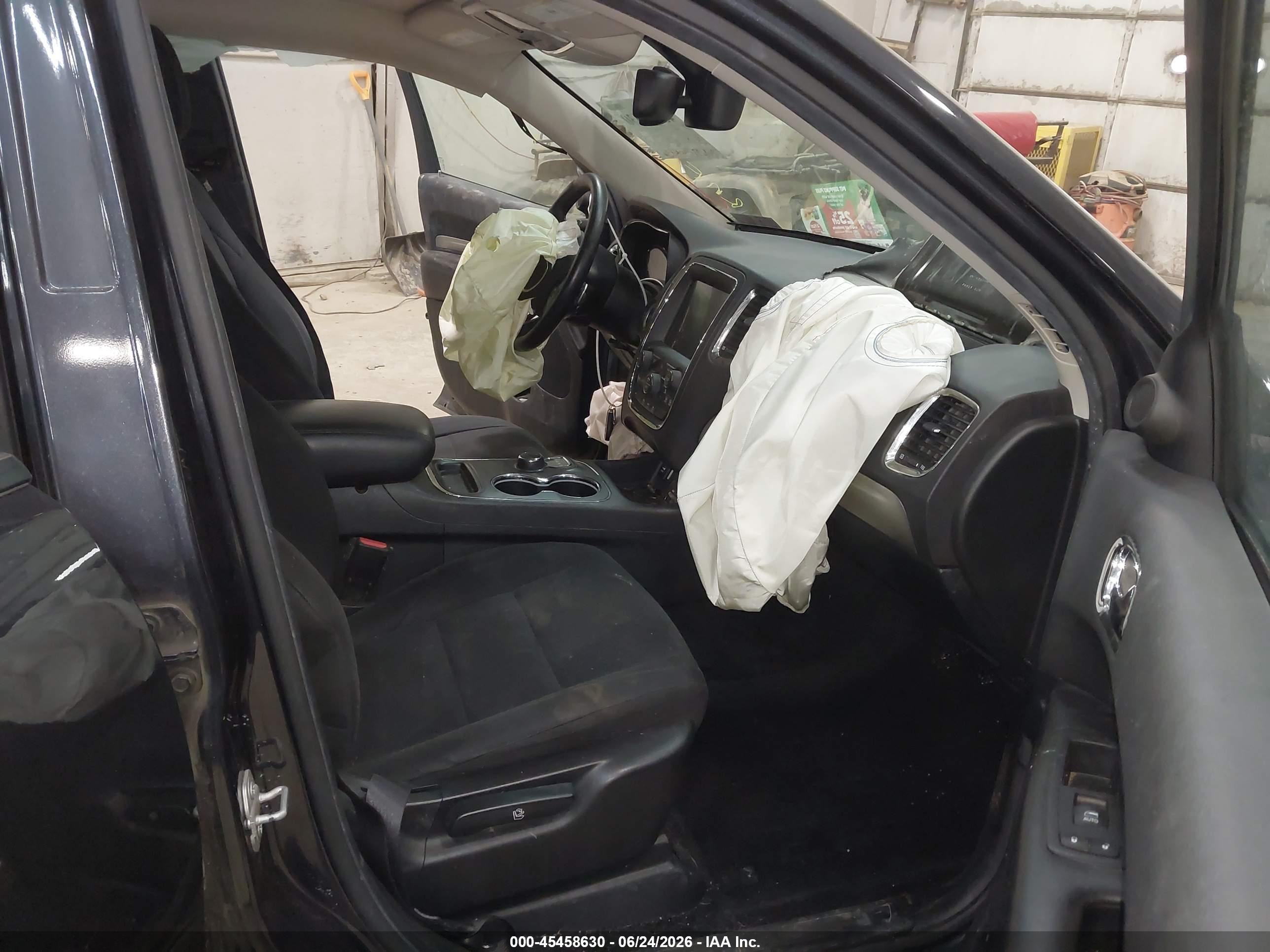 2014 Dodge Durango Sxt Black vin: 1C4RDJAG0EC595144