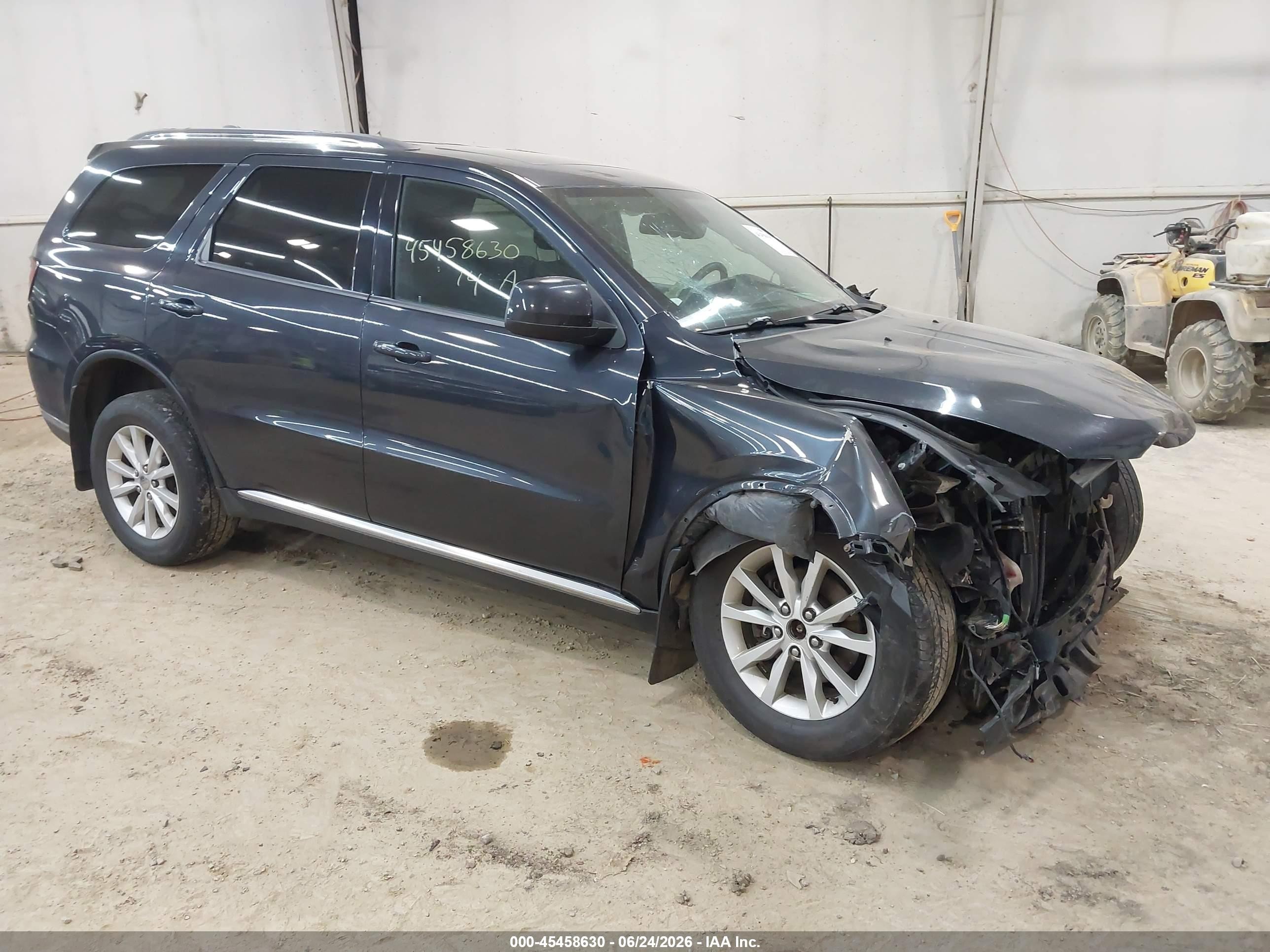 2014 Dodge Durango Sxt Black vin: 1C4RDJAG0EC595144