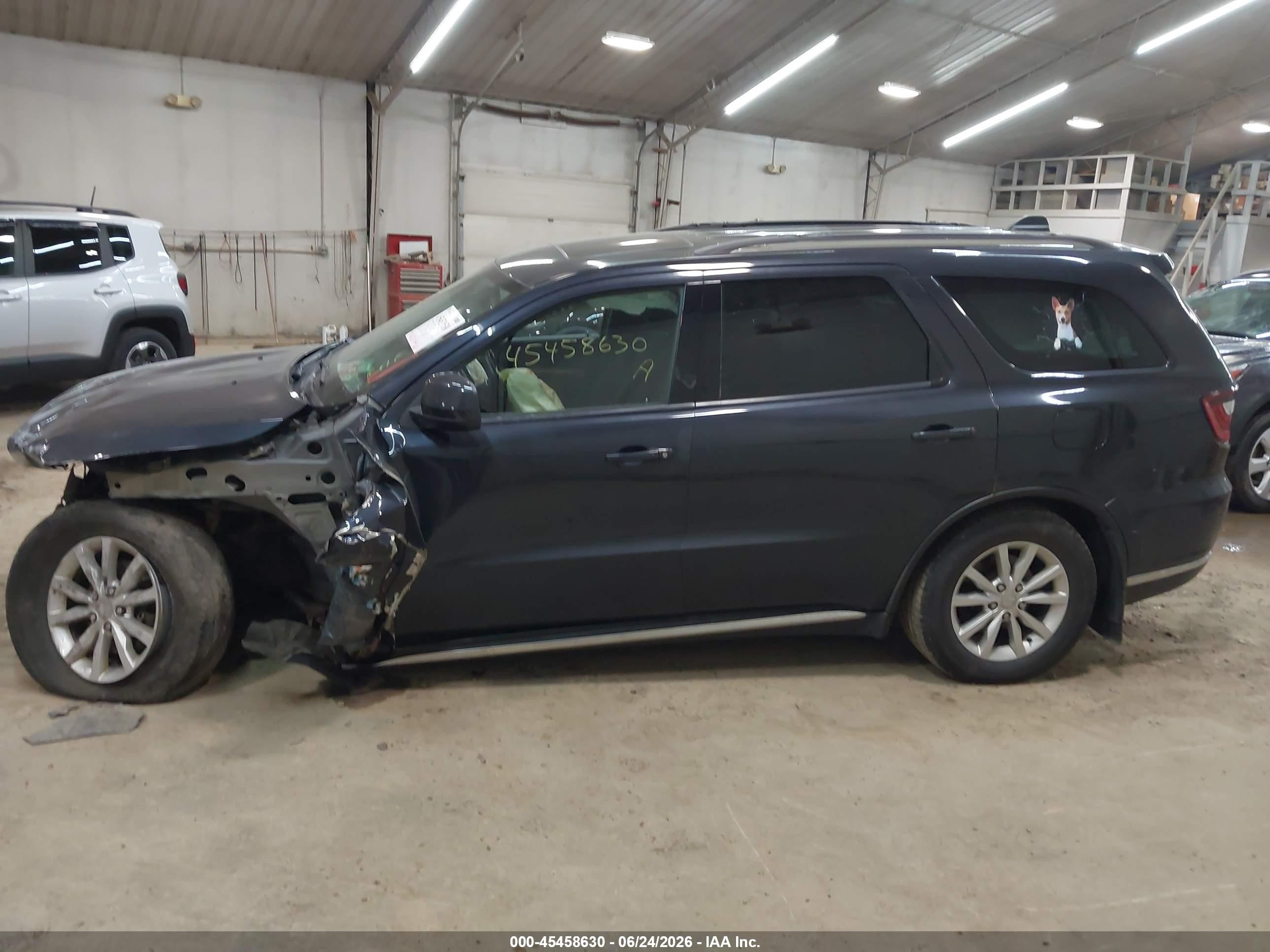 2014 Dodge Durango Sxt Black vin: 1C4RDJAG0EC595144