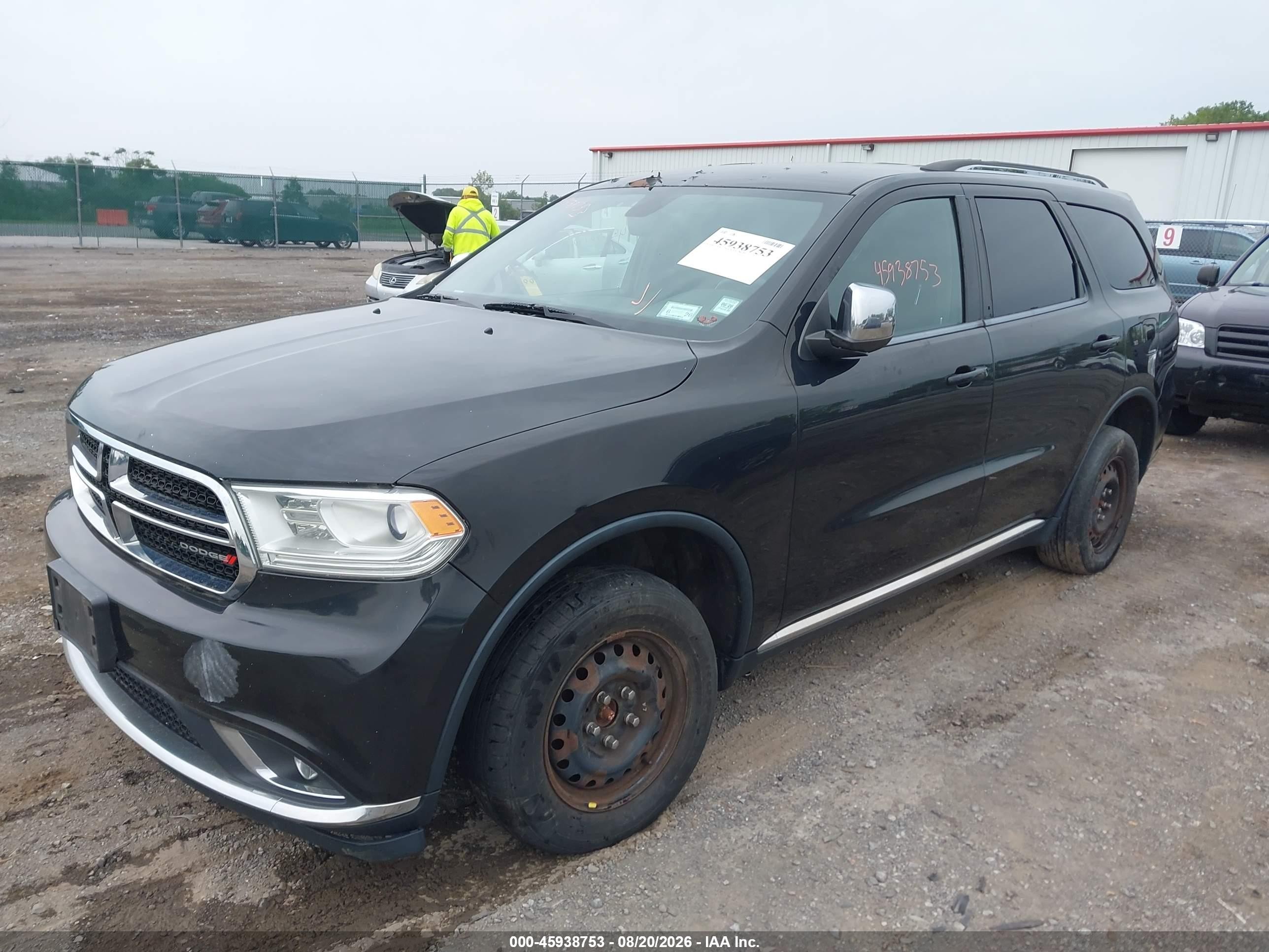 2014 Dodge Durango Sxt Черный vin: 1C4RDJAG0EC598075