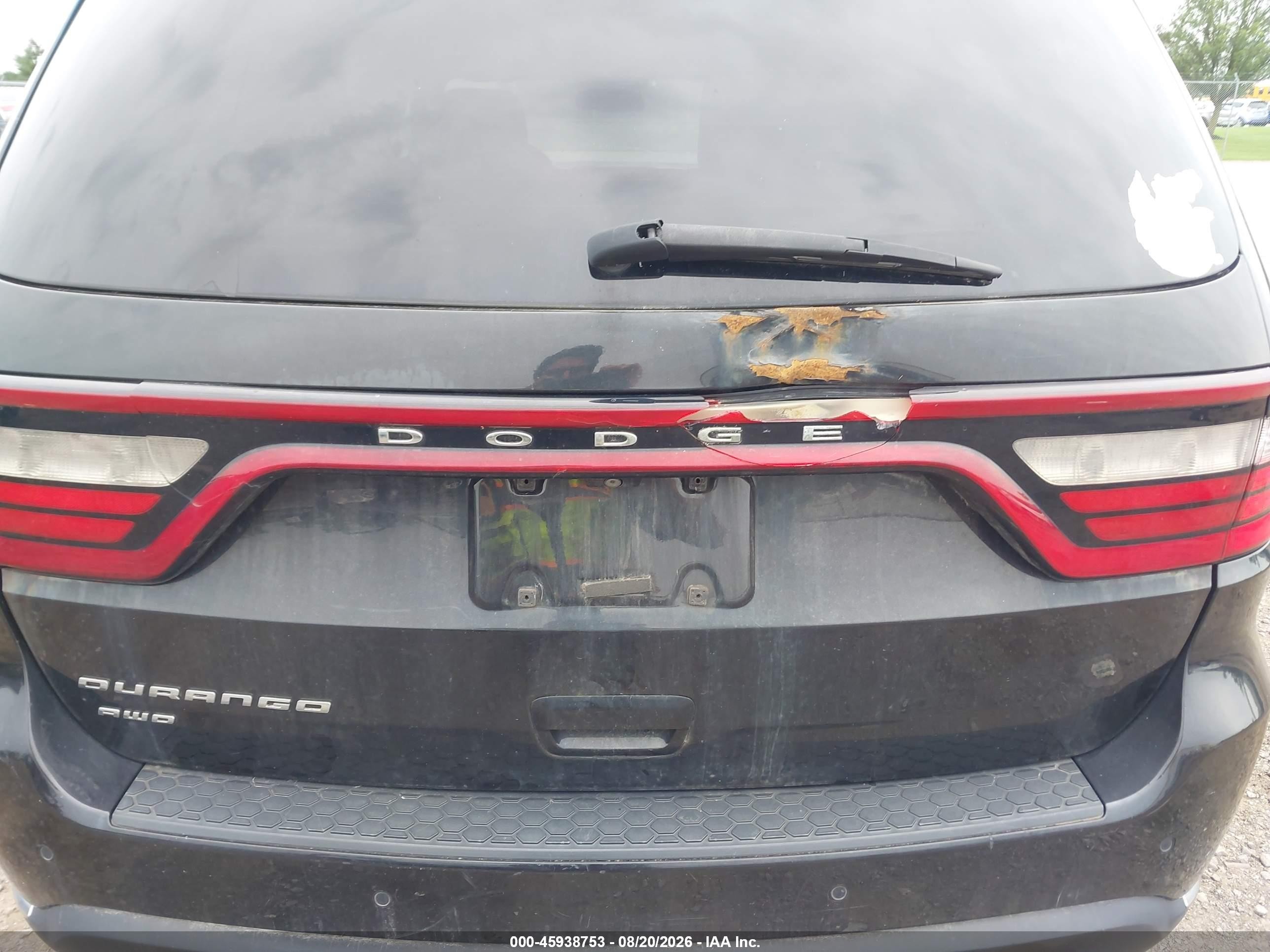 2014 Dodge Durango Sxt Черный vin: 1C4RDJAG0EC598075