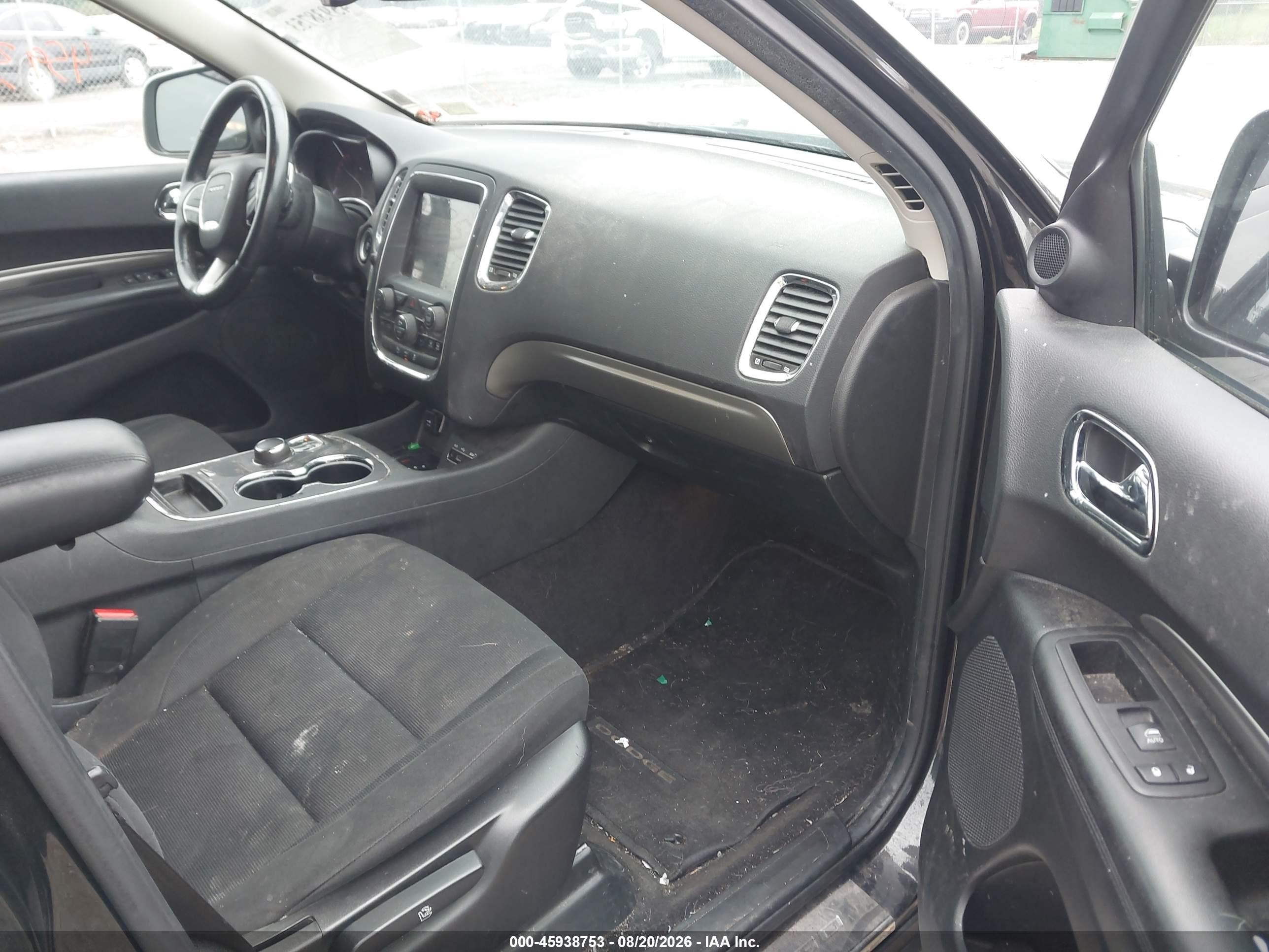 2014 Dodge Durango Sxt Черный vin: 1C4RDJAG0EC598075