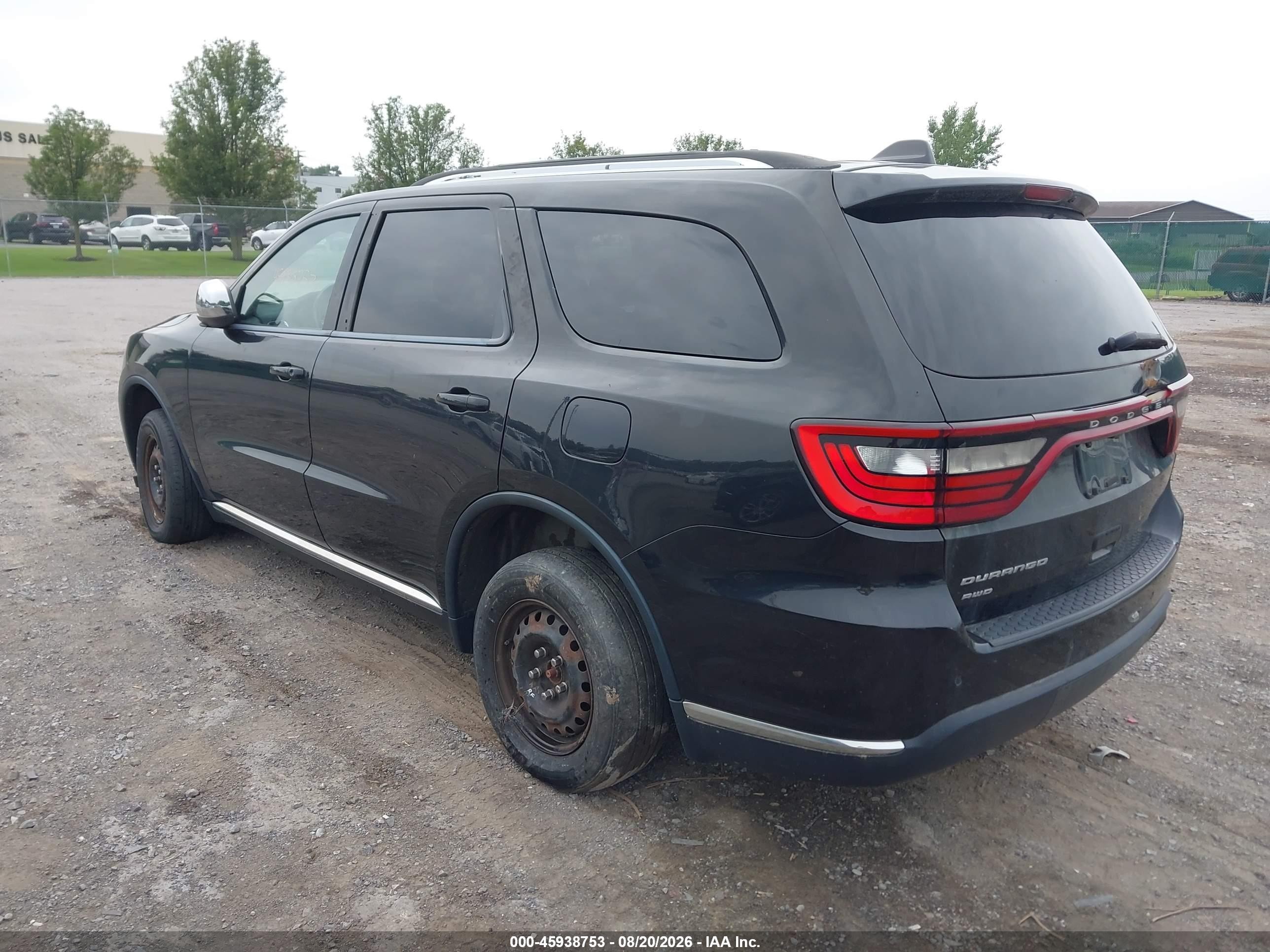 2014 Dodge Durango Sxt Черный vin: 1C4RDJAG0EC598075