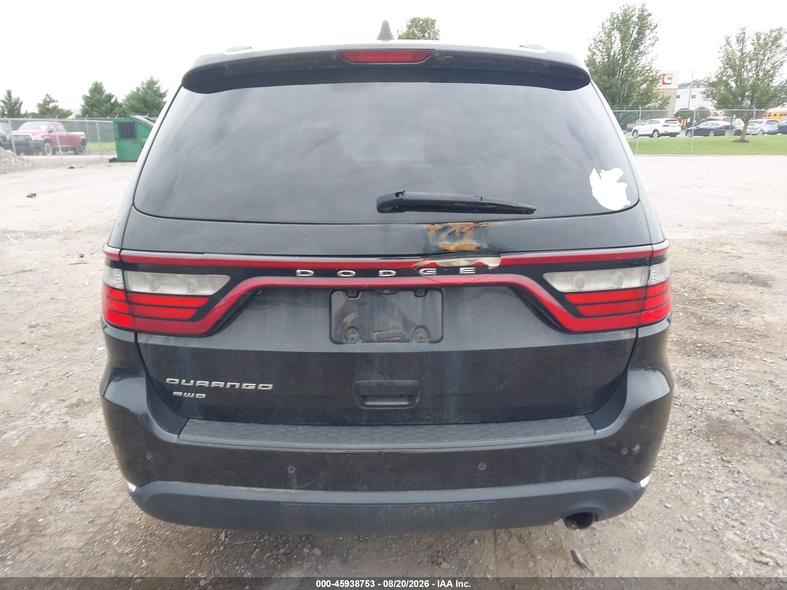 2014 Dodge Durango Sxt Черный vin: 1C4RDJAG0EC598075