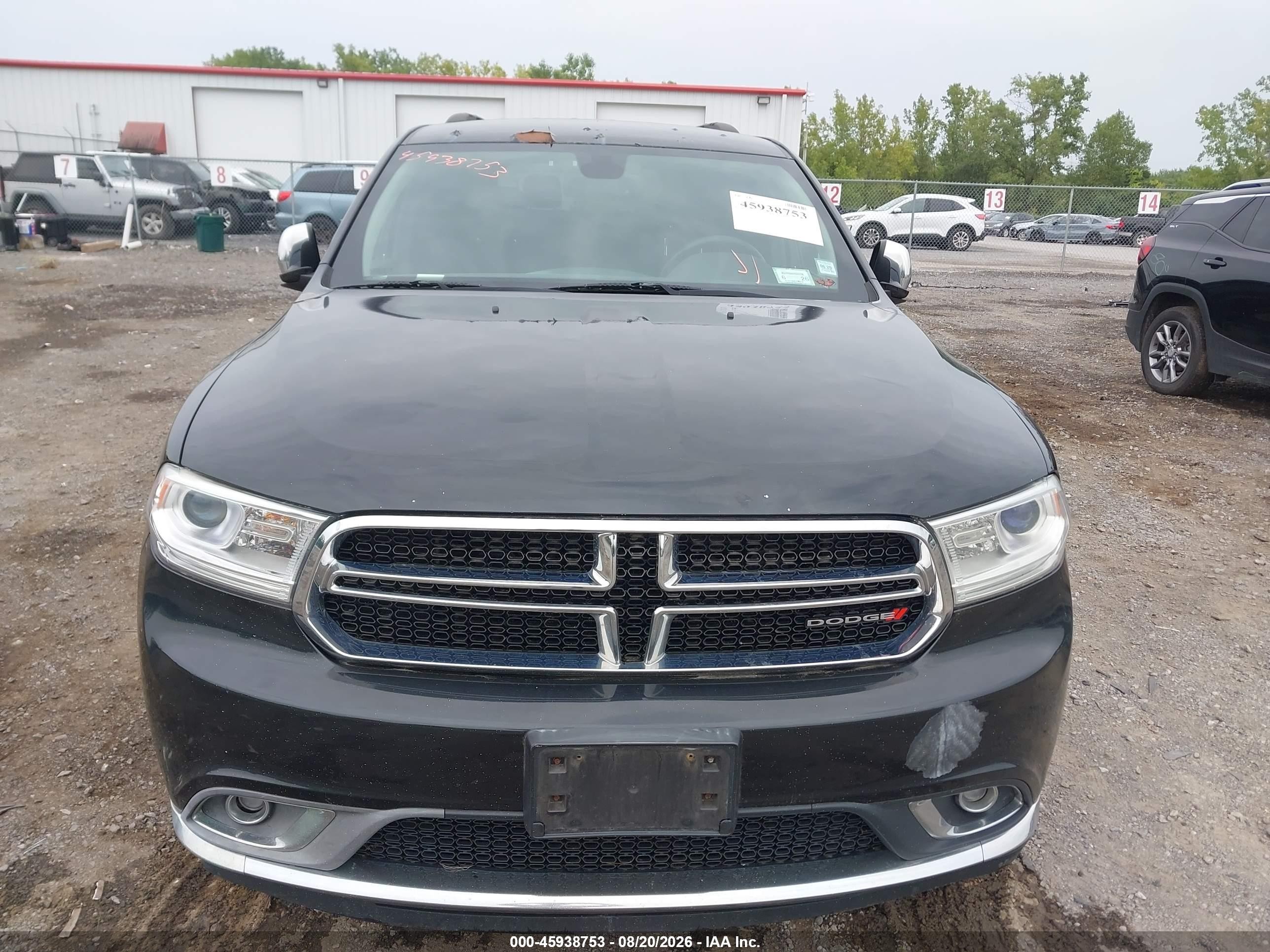 2014 Dodge Durango Sxt Черный vin: 1C4RDJAG0EC598075