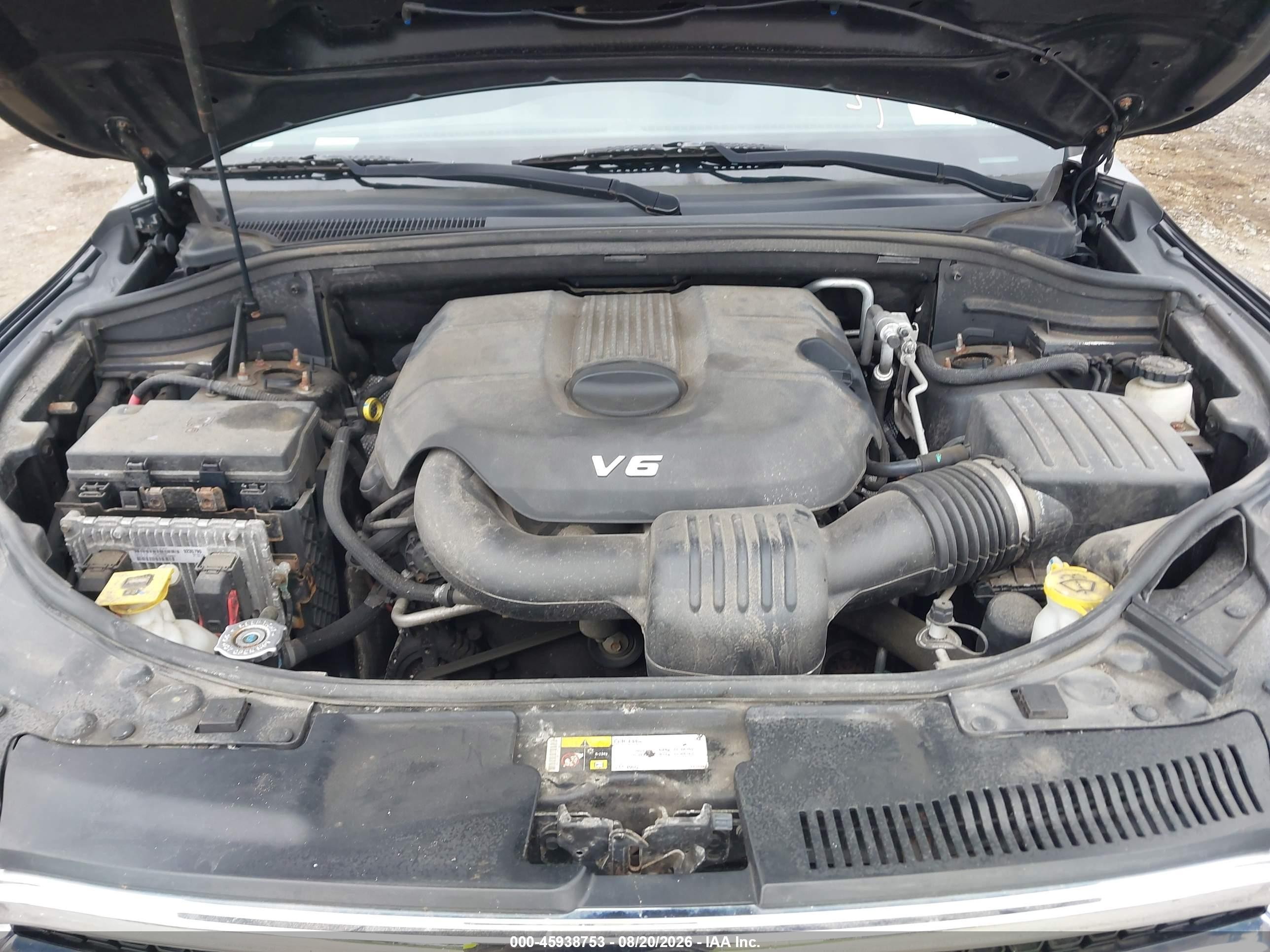 2014 Dodge Durango Sxt Черный vin: 1C4RDJAG0EC598075