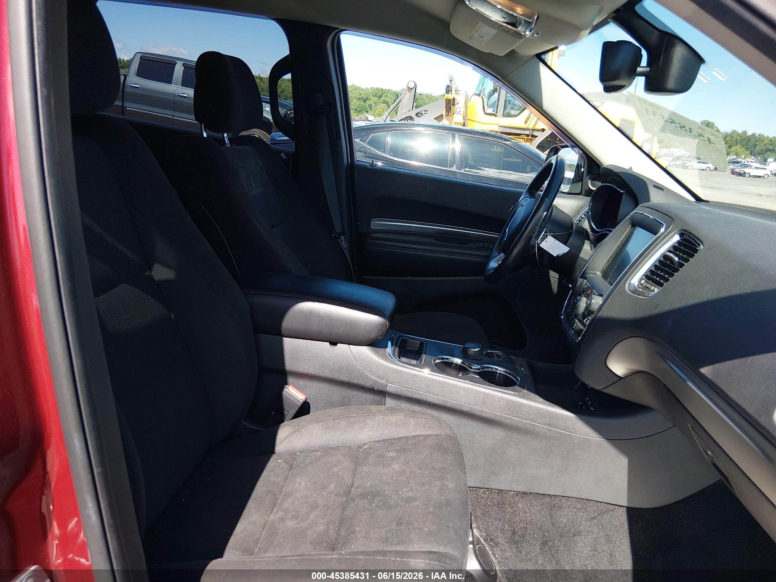 2014 Dodge Durango Sxt Red vin: 1C4RDJAG0EC971213