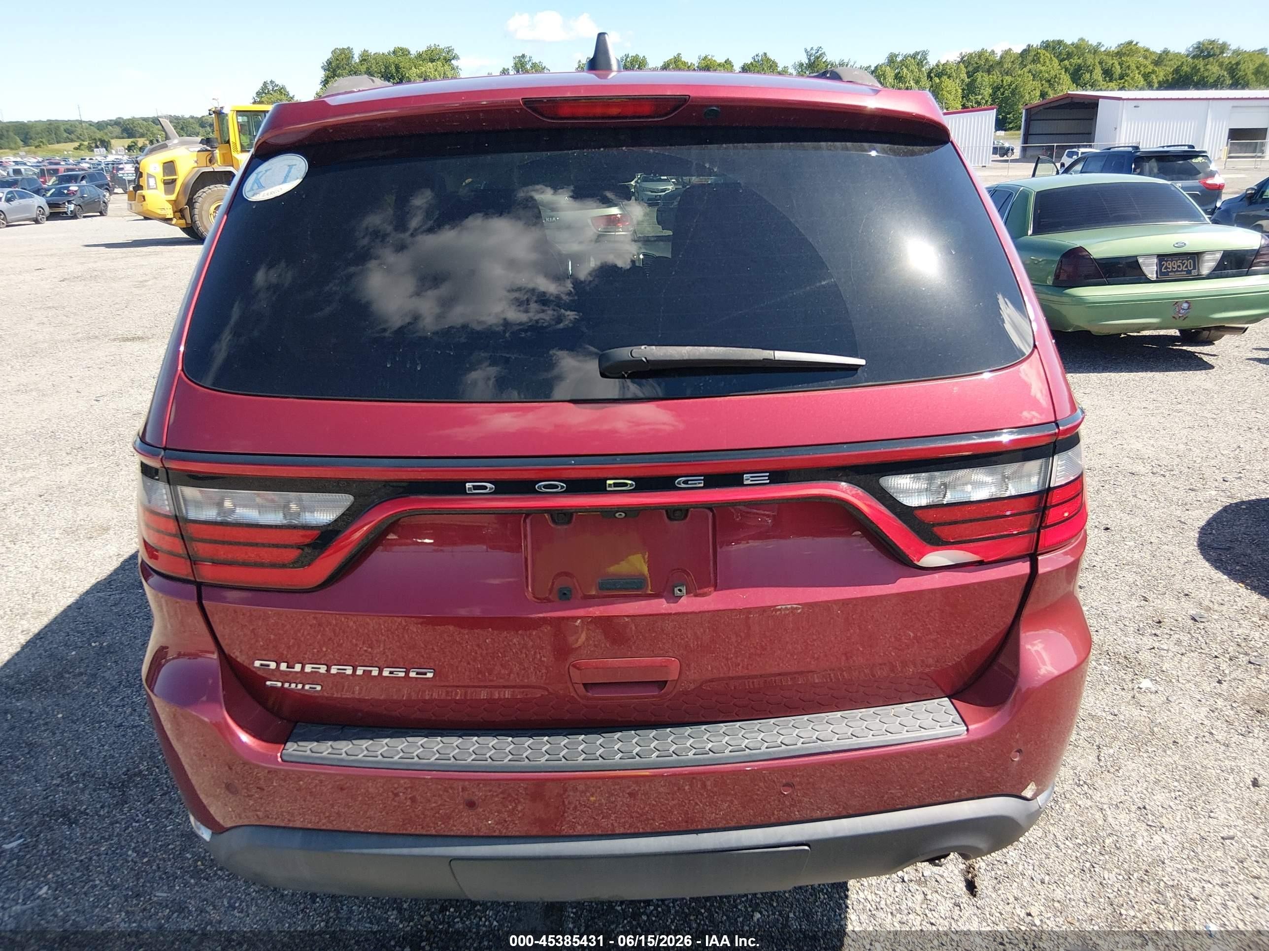 2014 Dodge Durango Sxt Red vin: 1C4RDJAG0EC971213