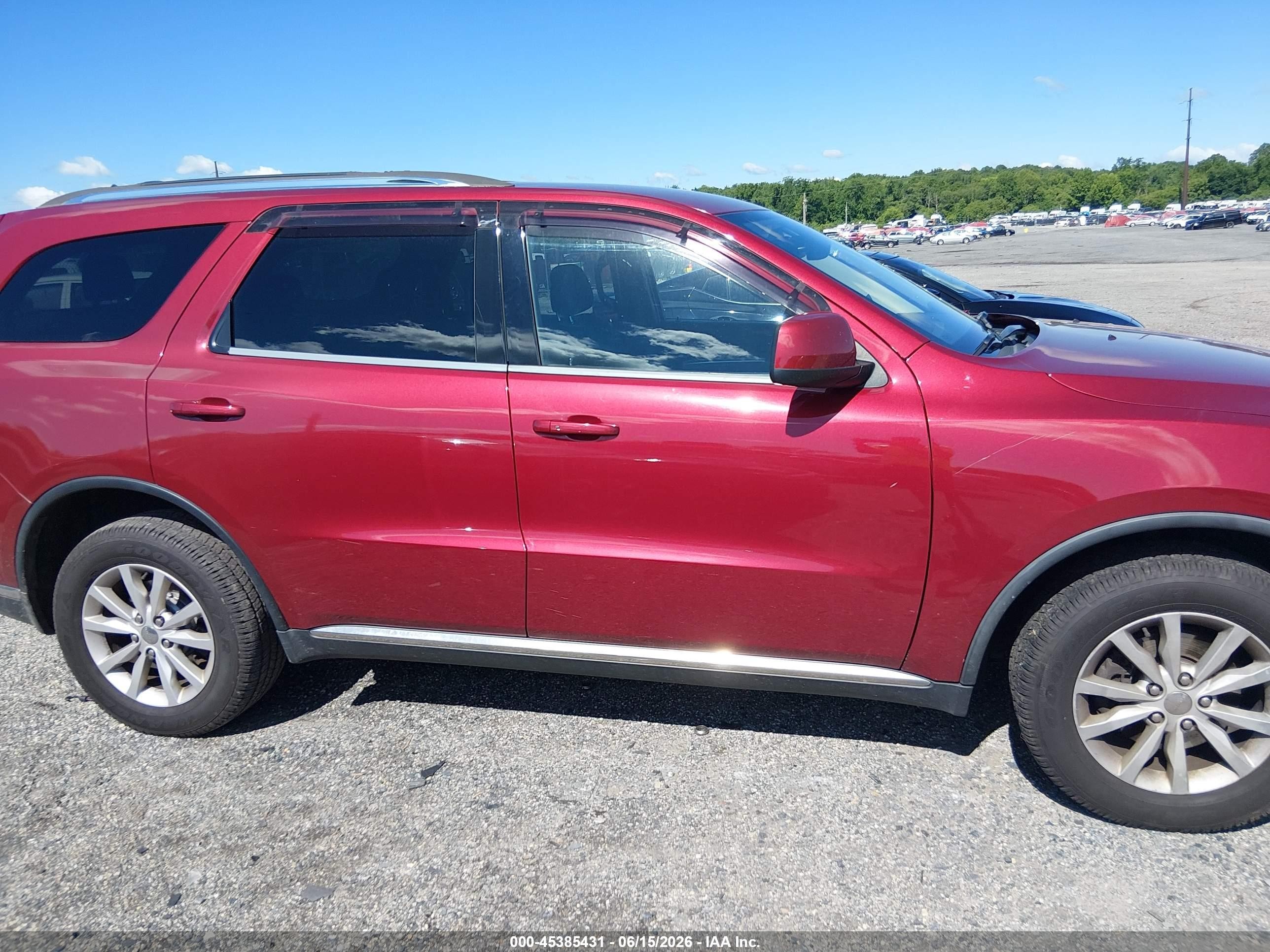 2014 Dodge Durango Sxt Red vin: 1C4RDJAG0EC971213