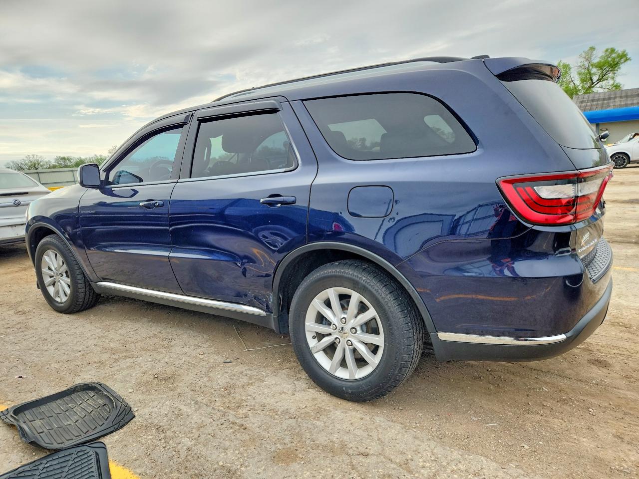 2015 Dodge Durango Sxt Blue vin: 1C4RDJAG0FC858041