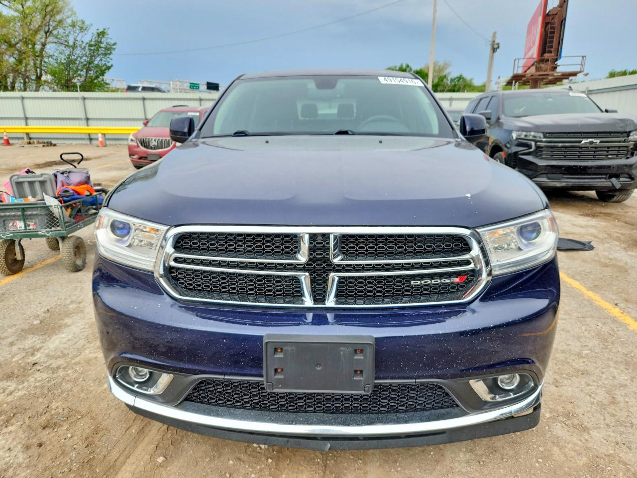 2015 Dodge Durango Sxt Blue vin: 1C4RDJAG0FC858041