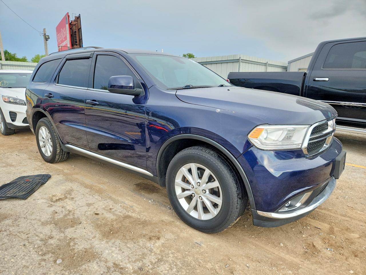2015 Dodge Durango Sxt Blue vin: 1C4RDJAG0FC858041