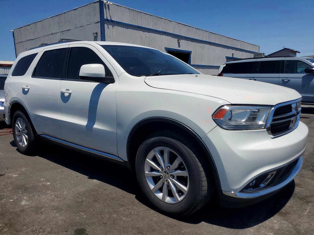 2015 Dodge Durango Sxt Белый vin: 1C4RDJAG0FC874370