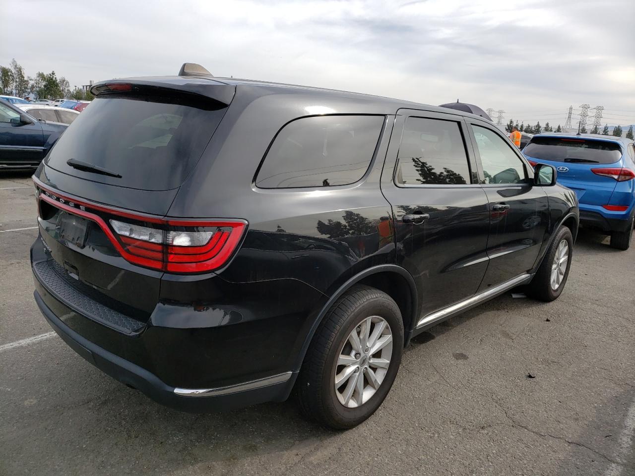 2020 Dodge Durango Sxt Black vin: 1C4RDJAG0LC262634