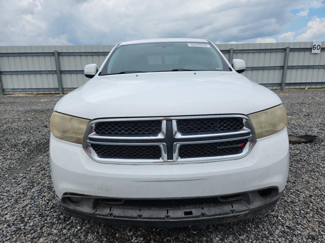 2013 Dodge Durango White vin: 1C4RDJAG1DC654166