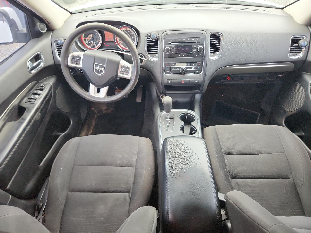 2013 Dodge Durango White vin: 1C4RDJAG1DC654166