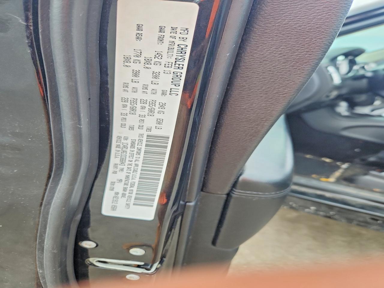 2013 Dodge Durango Sxt Black vin: 1C4RDJAG1DC666043