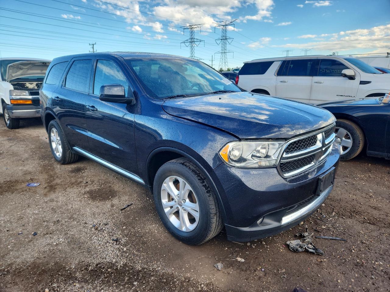 2013 Dodge Durango Sxt Black vin: 1C4RDJAG1DC674417