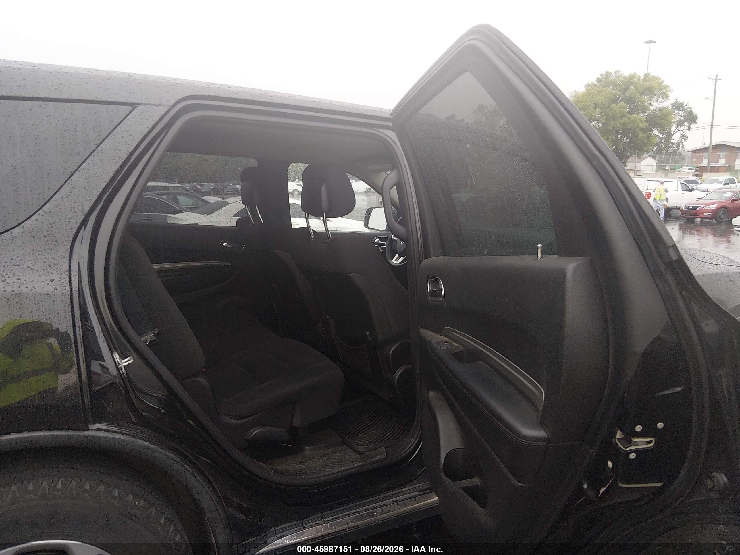 2013 Dodge Durango Sxt Black vin: 1C4RDJAG1DC696448