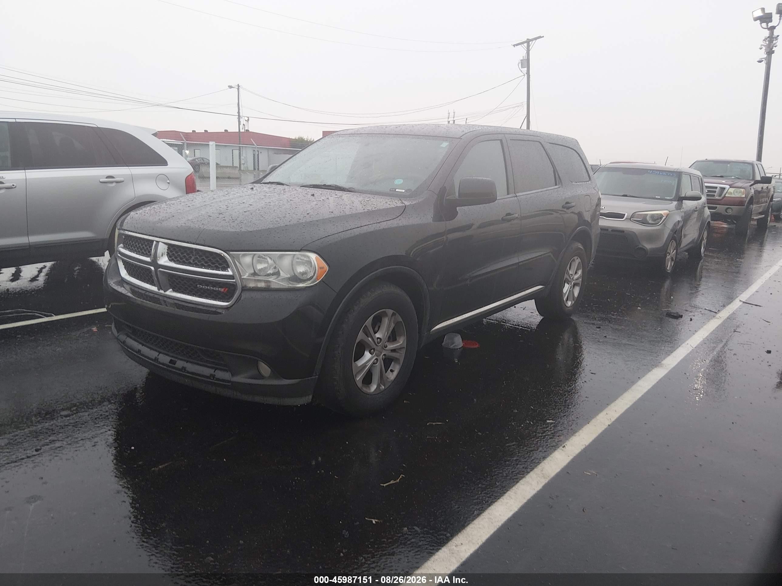 2013 Dodge Durango Sxt Black vin: 1C4RDJAG1DC696448