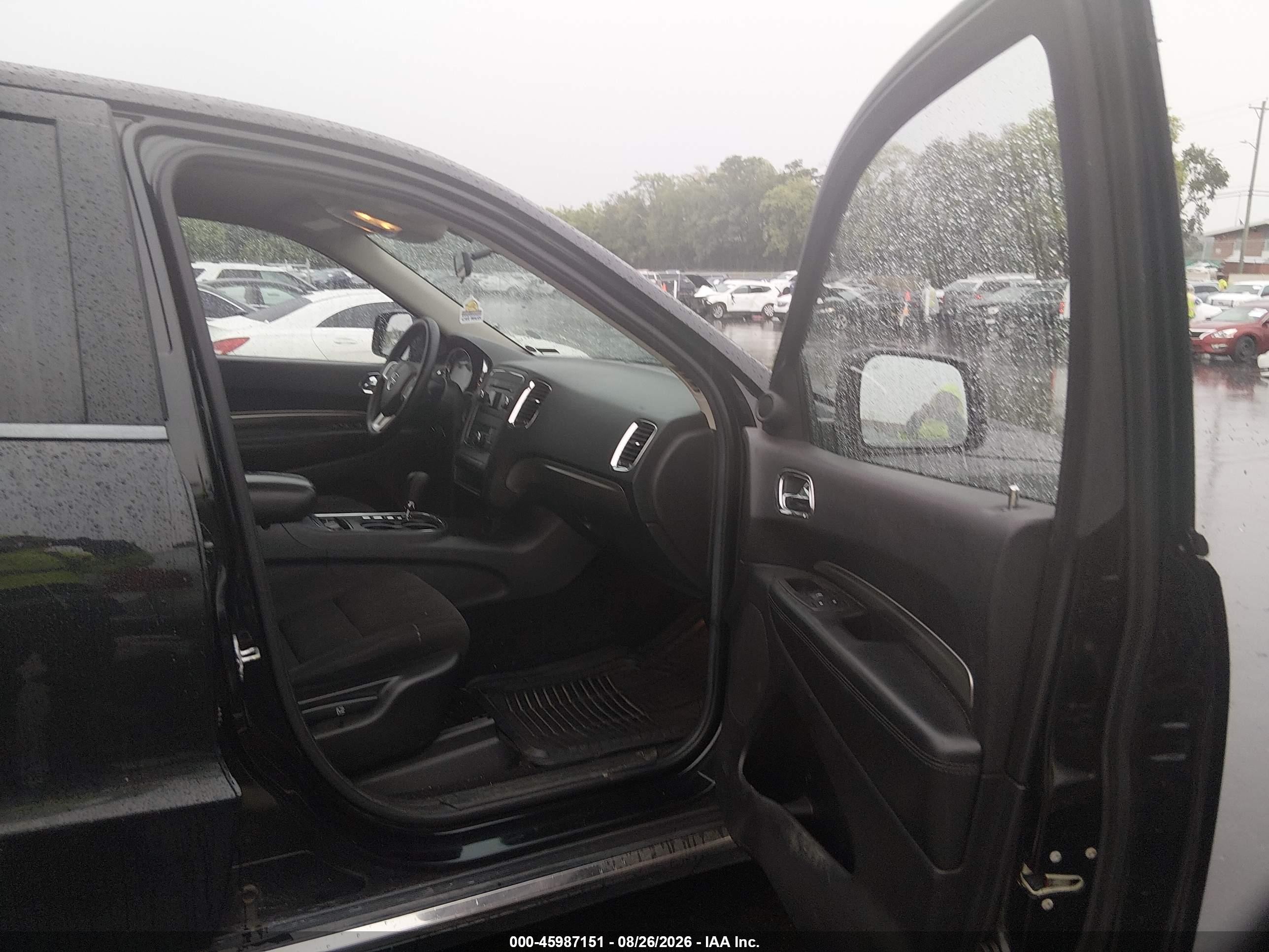 2013 Dodge Durango Sxt Black vin: 1C4RDJAG1DC696448