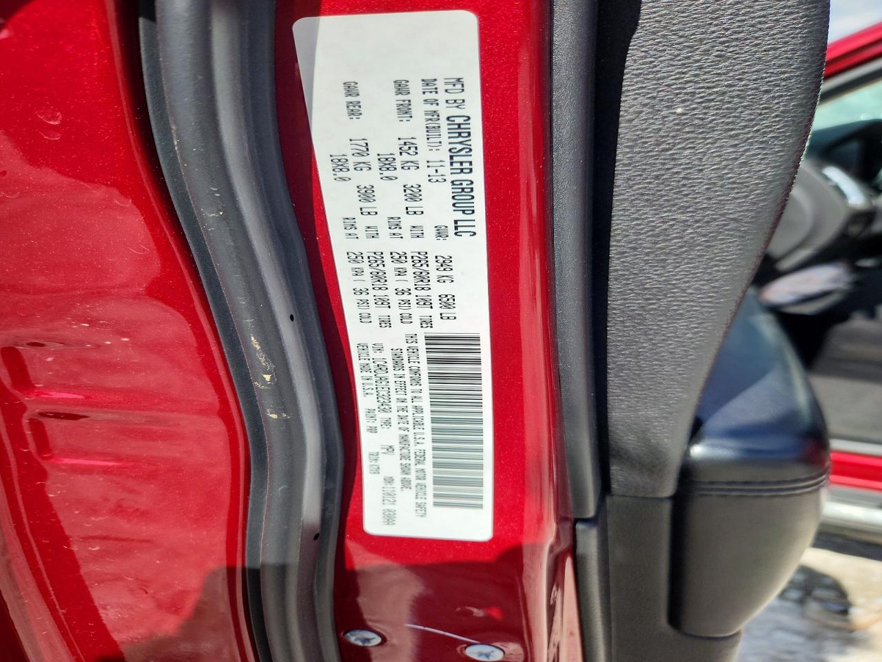 2014 Dodge Durango Sxt Red vin: 1C4RDJAG1EC323430