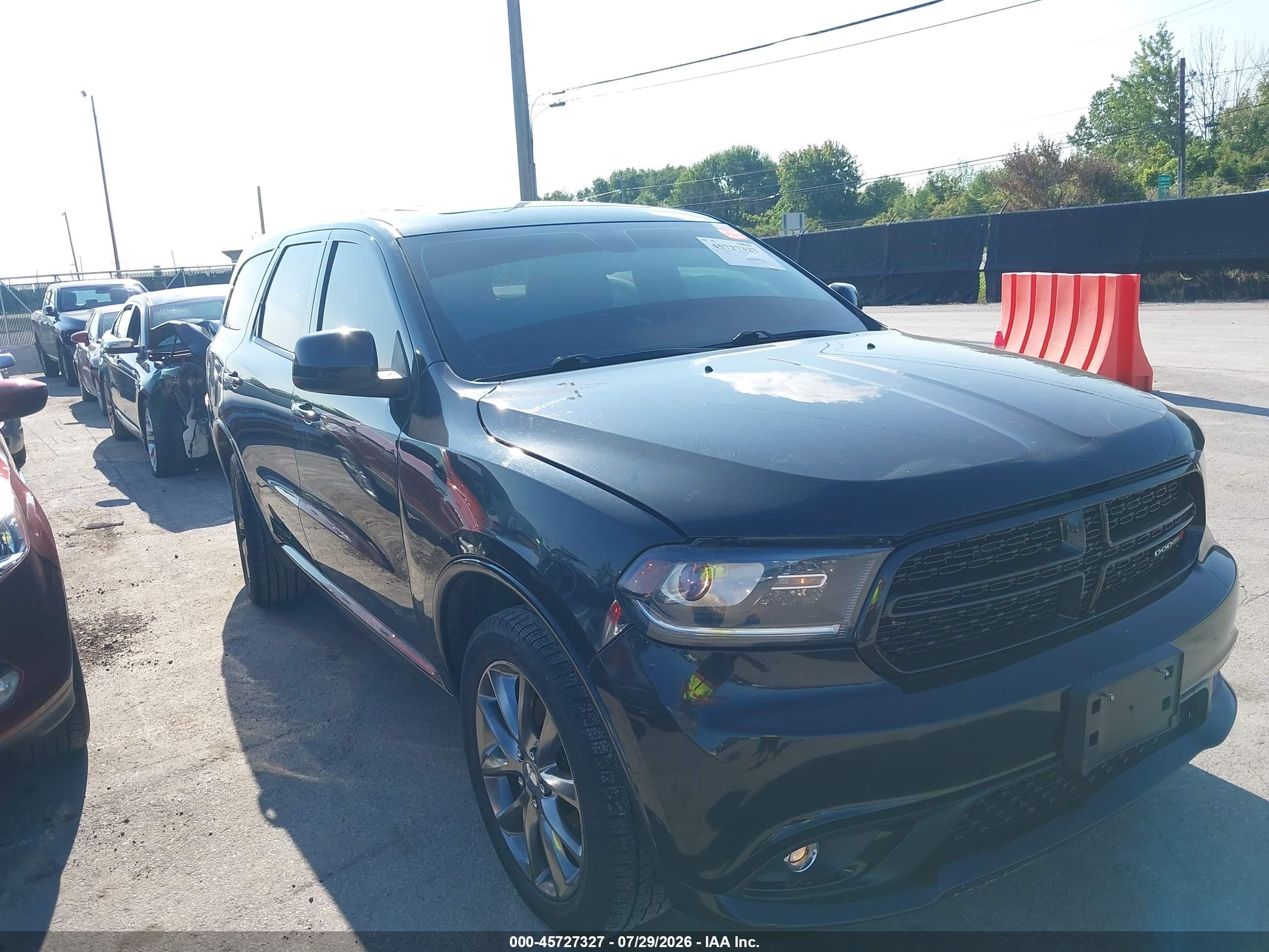 2014 Dodge Durango Sxt Black vin: 1C4RDJAG1EC323623