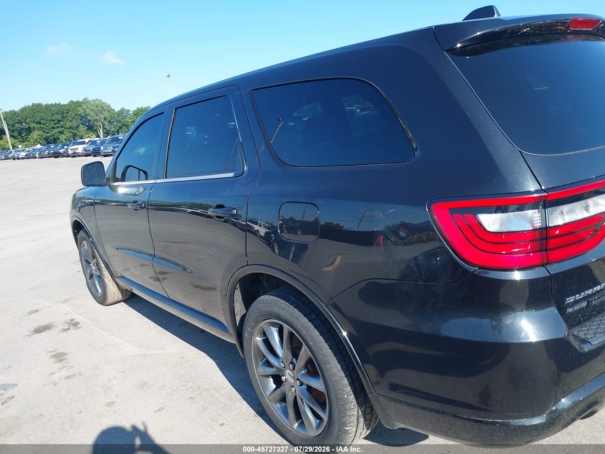 2014 Dodge Durango Sxt Black vin: 1C4RDJAG1EC323623