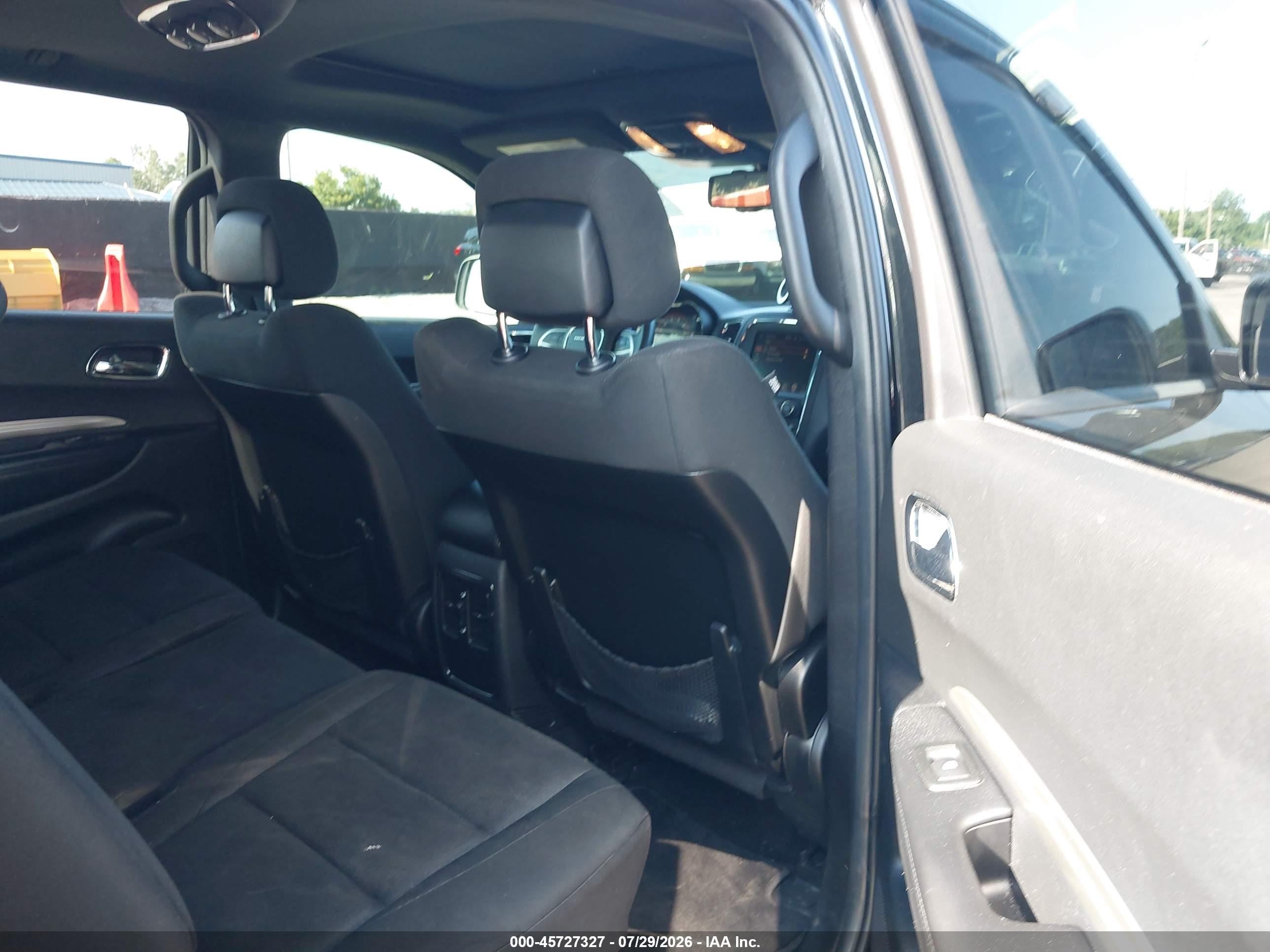 2014 Dodge Durango Sxt Black vin: 1C4RDJAG1EC323623